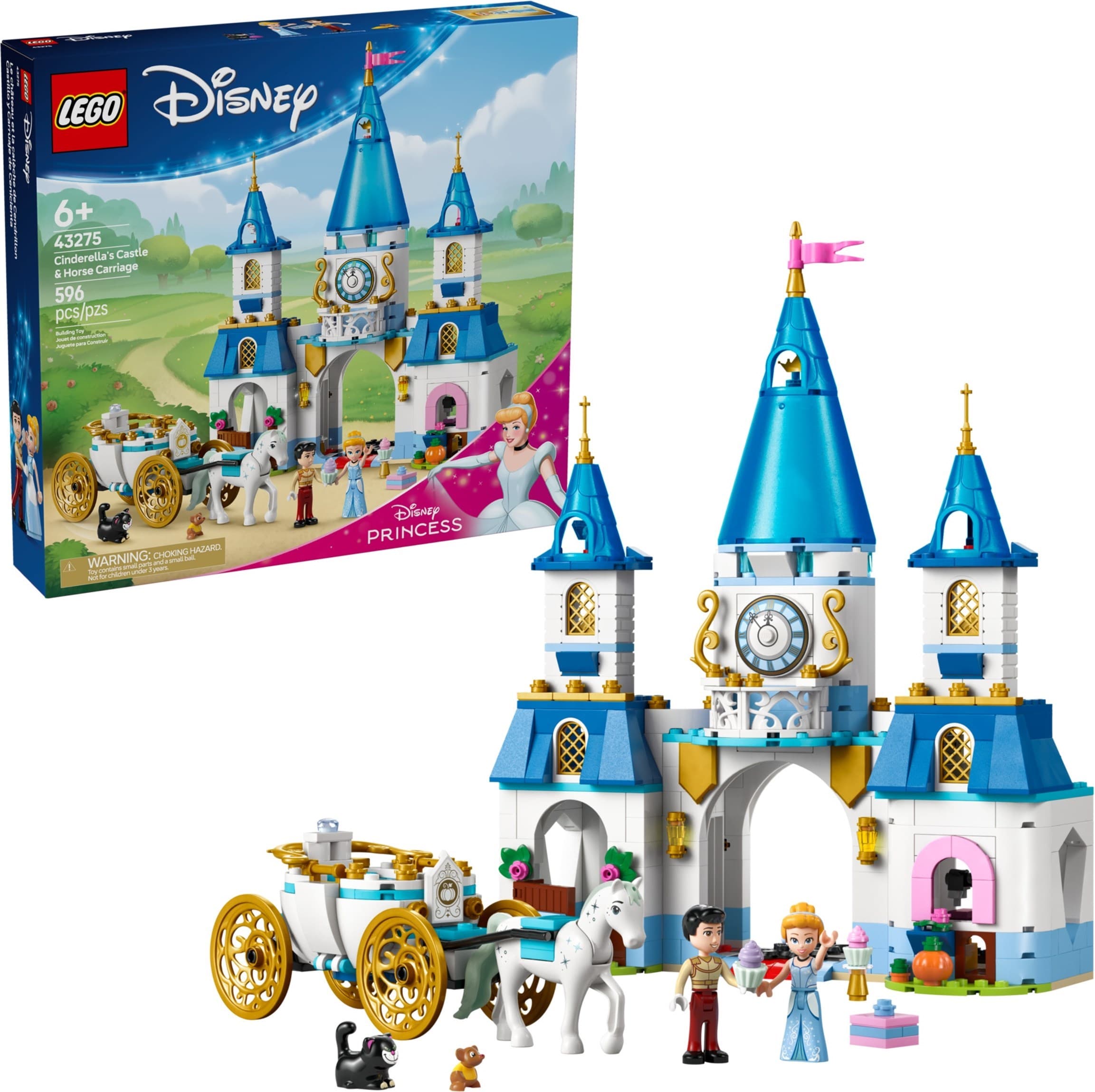 Cinderella's Castle & Horse Carriage