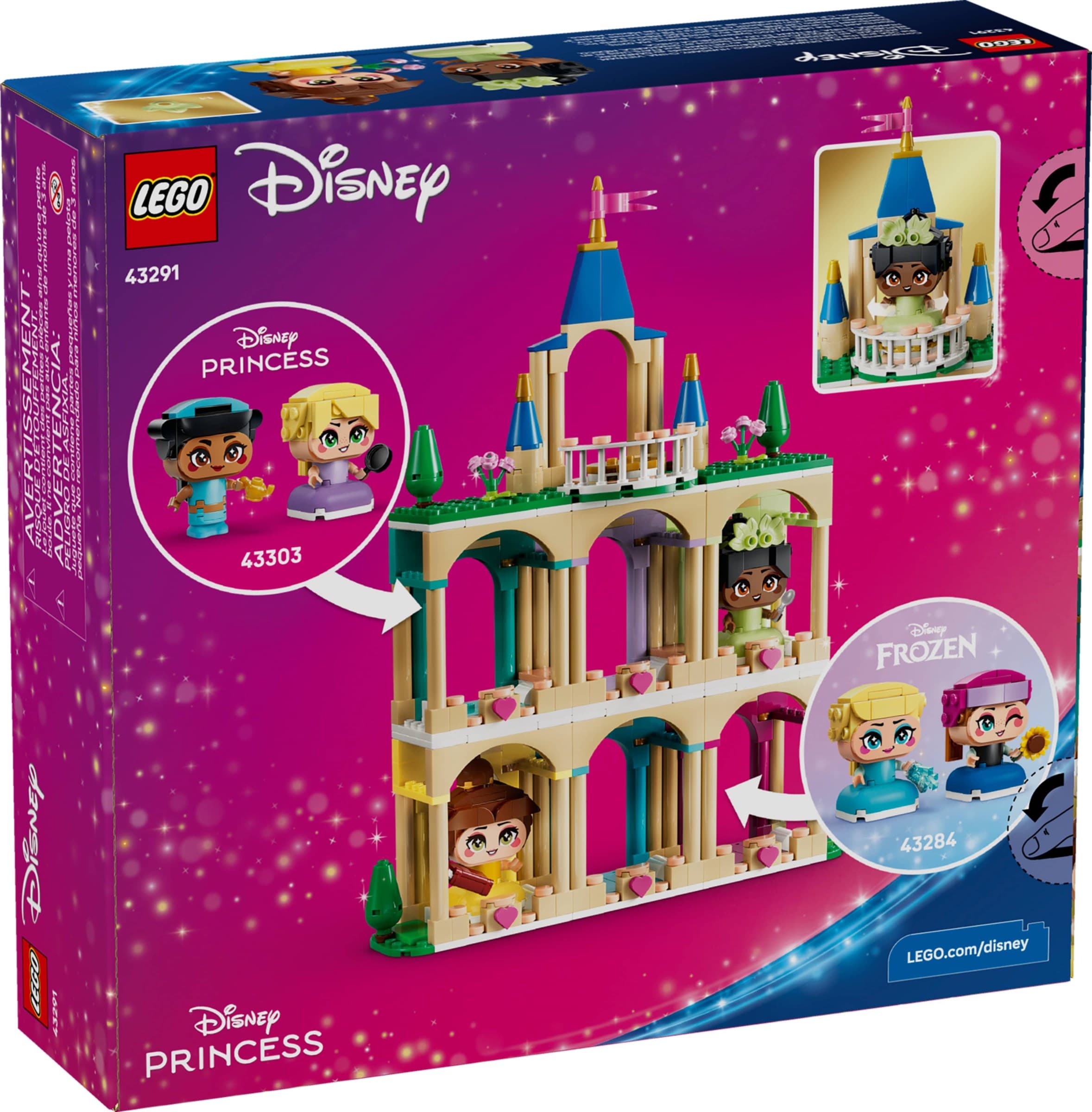 Mini Belle & Tiana with Castle