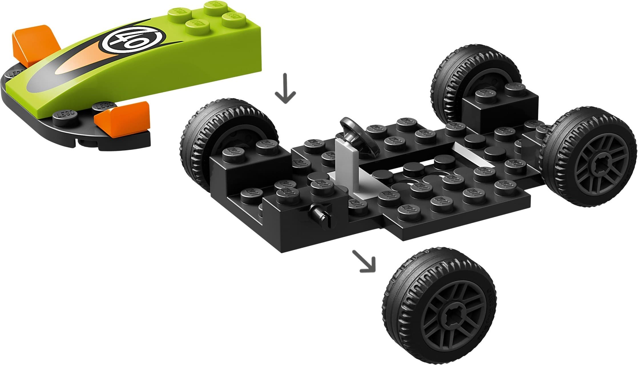 Green Race Car
