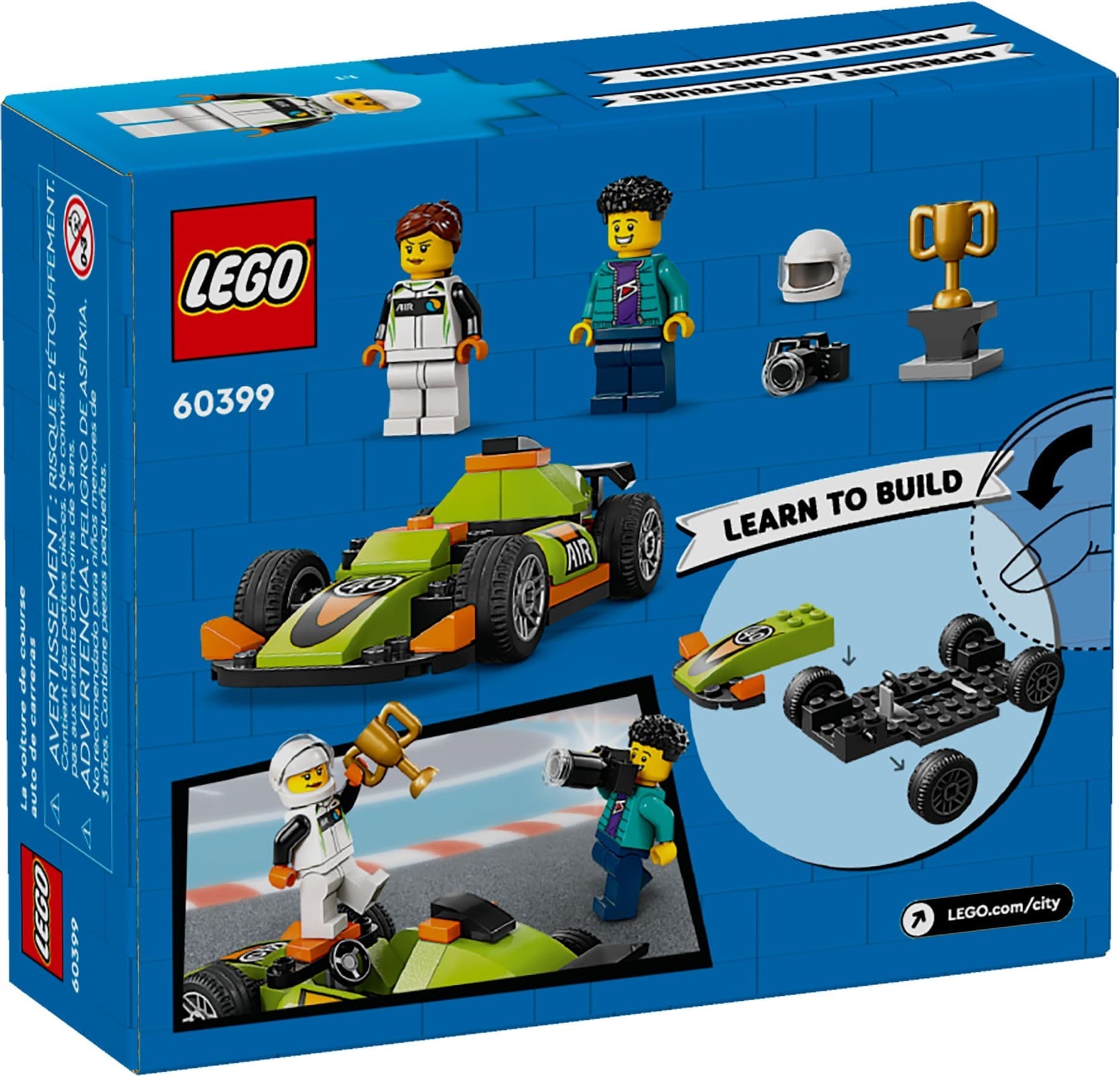 Green Race Car