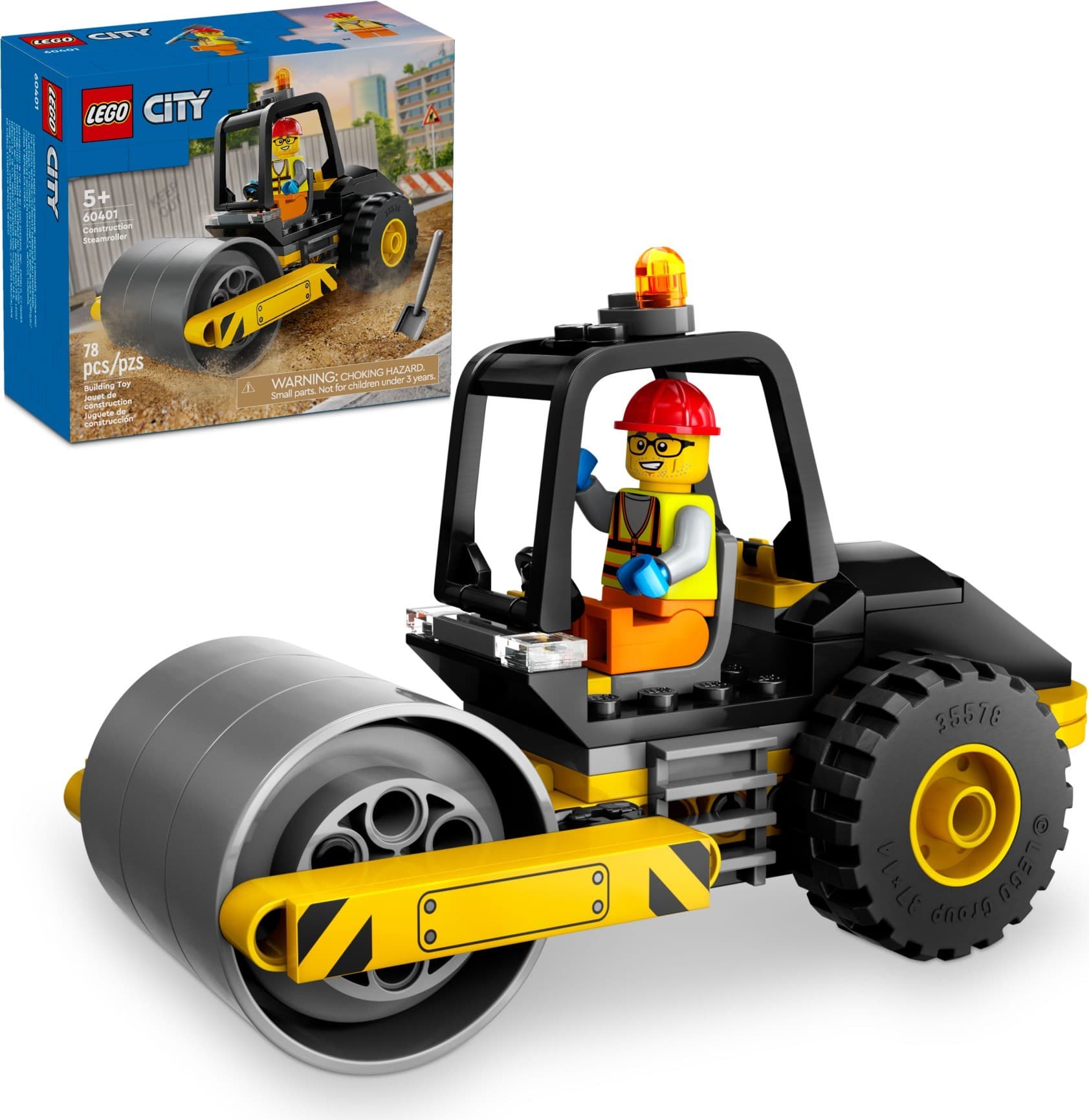 Construction Steamroller