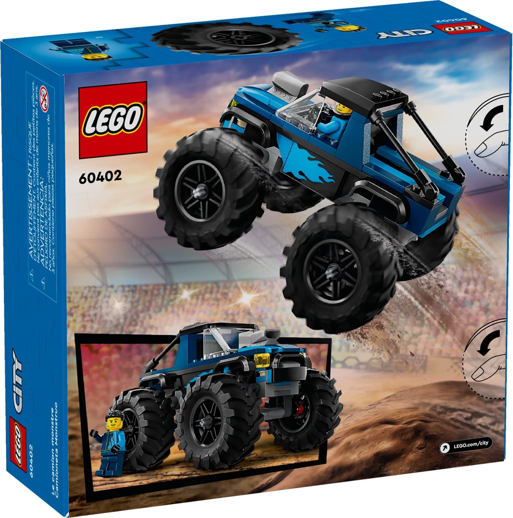 Blue Monster Truck