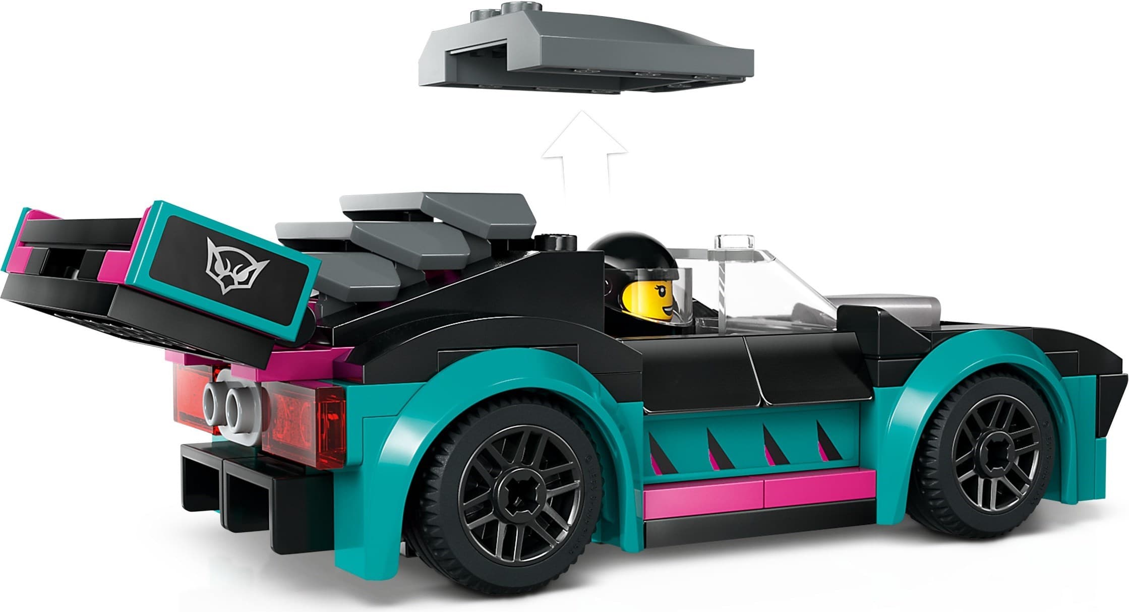 Race Car and Car Carrier Truck