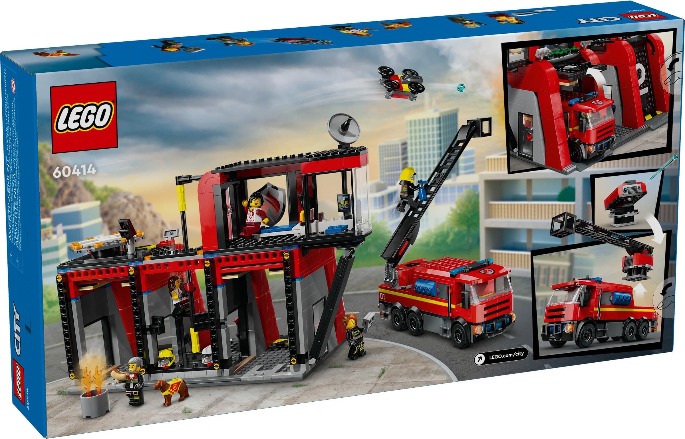 Fire Station with Fire Truck