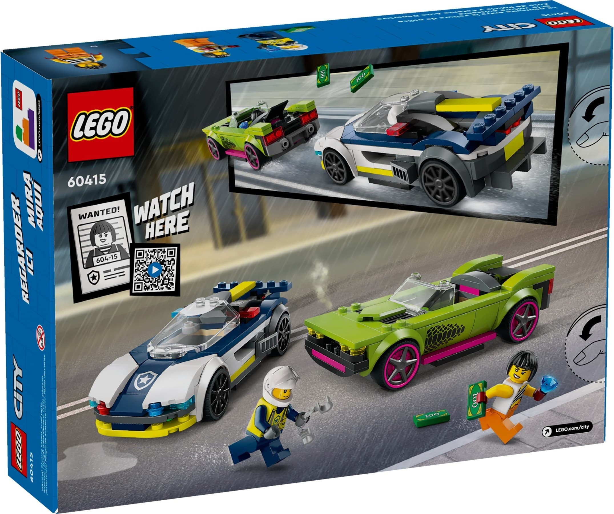 Police Car and Muscle Car Chase