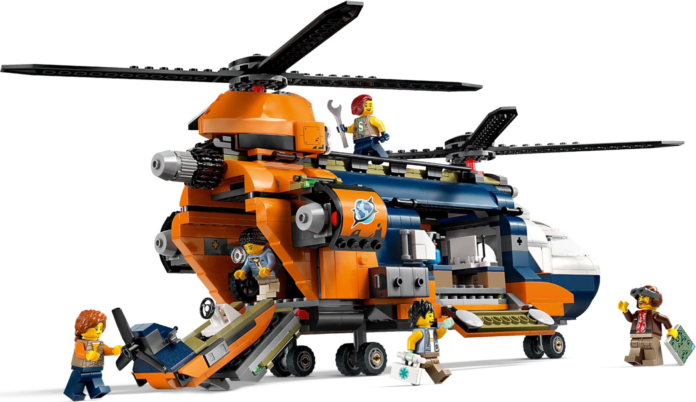 Jungle Explorer Helicopter at Base Camp