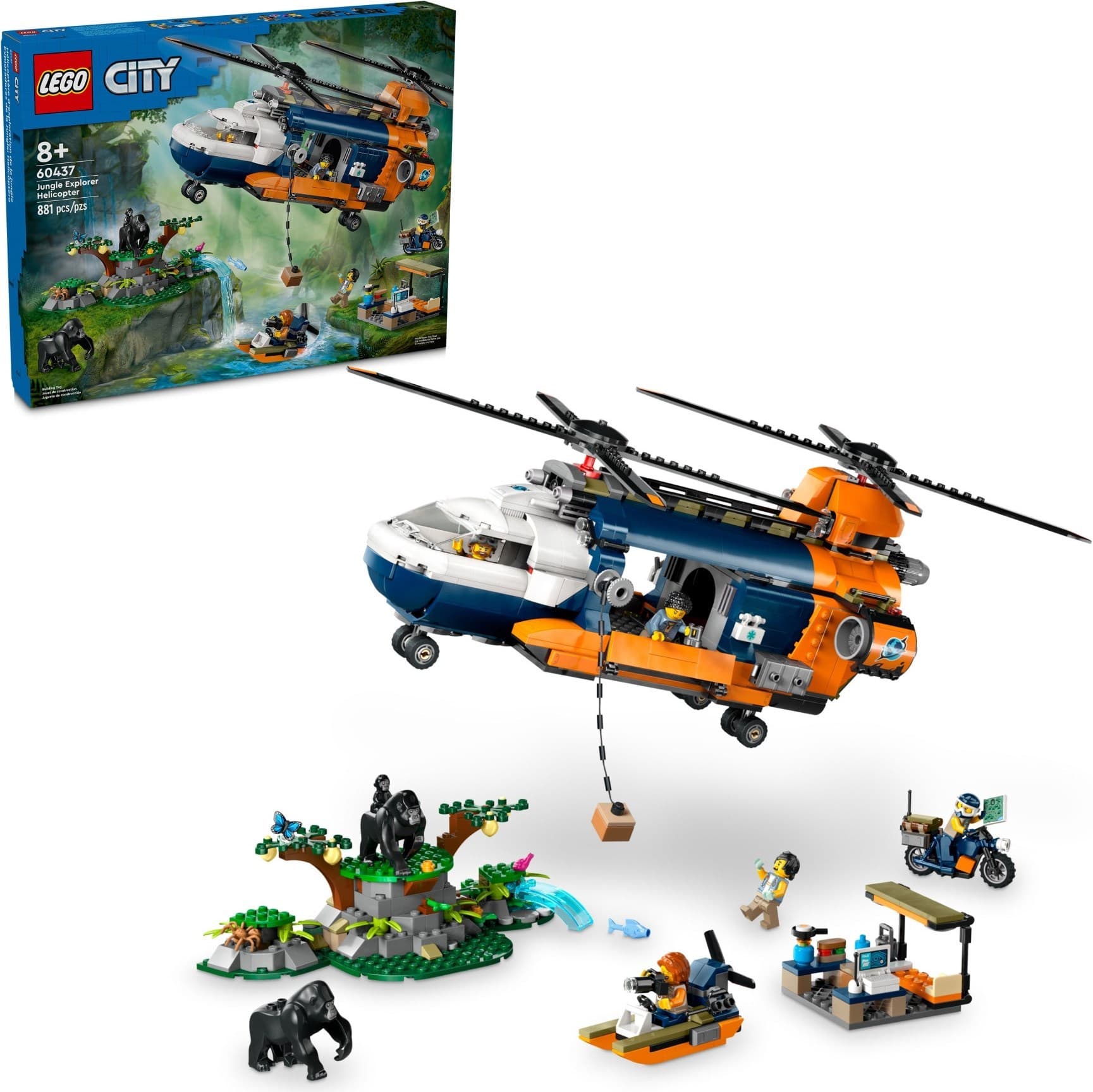 Jungle Explorer Helicopter at Base Camp