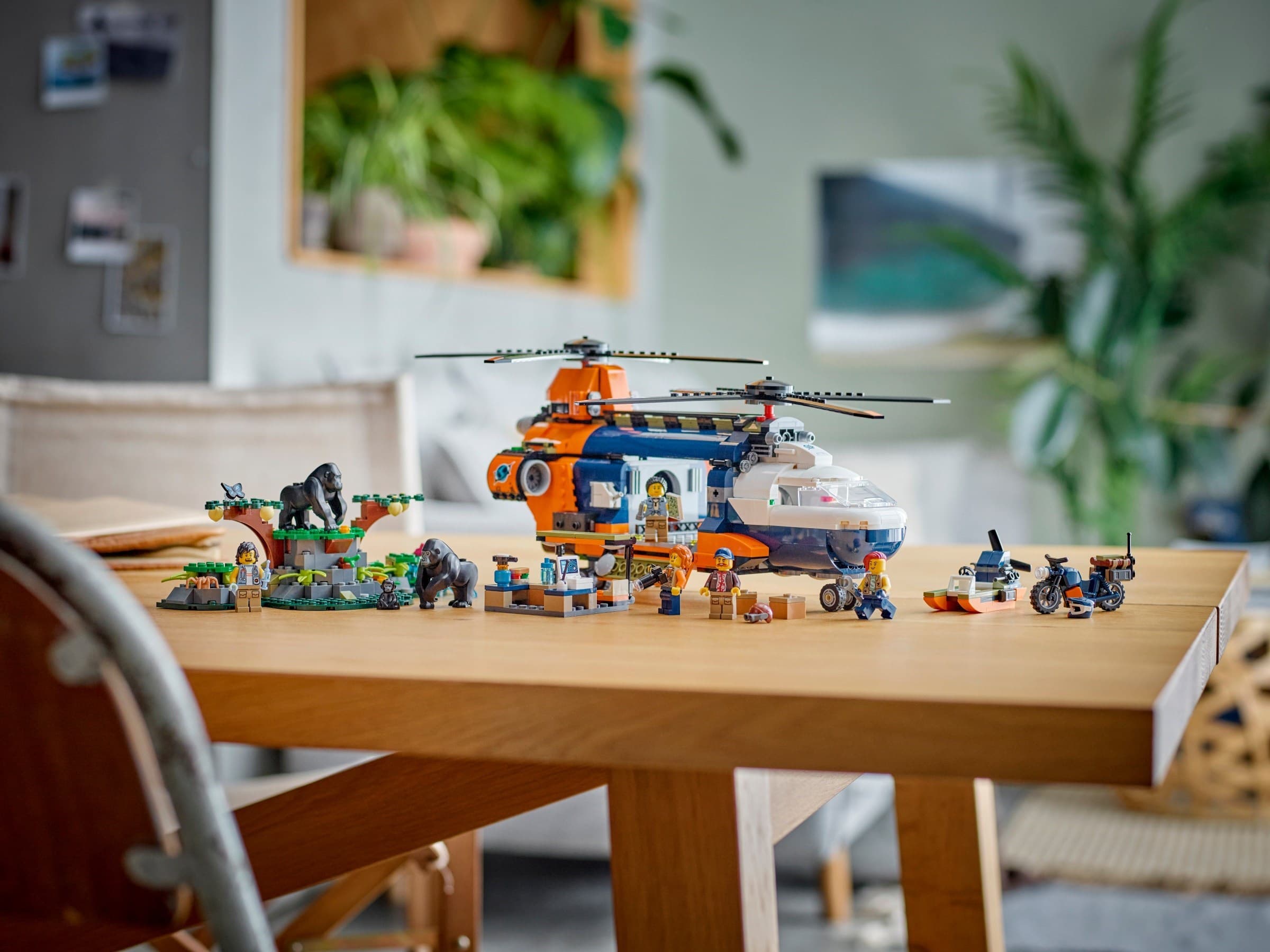 Jungle Explorer Helicopter at Base Camp