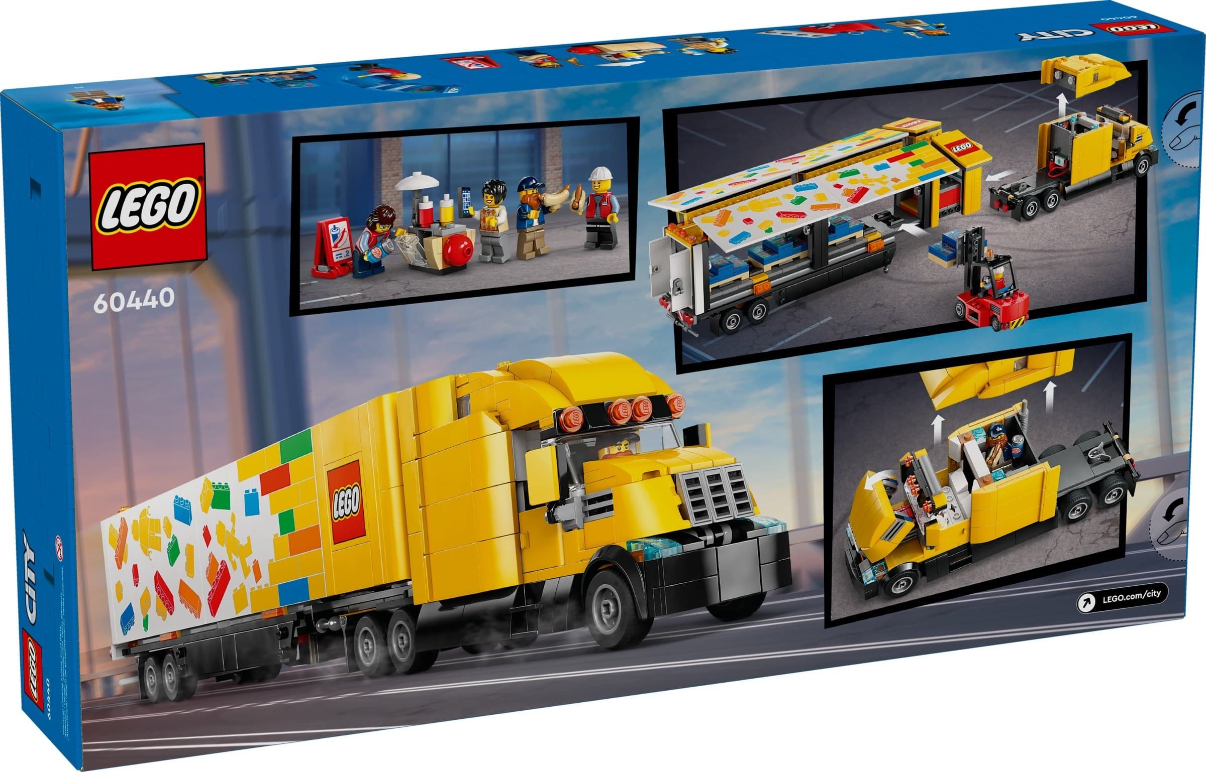 Yellow Delivery Truck