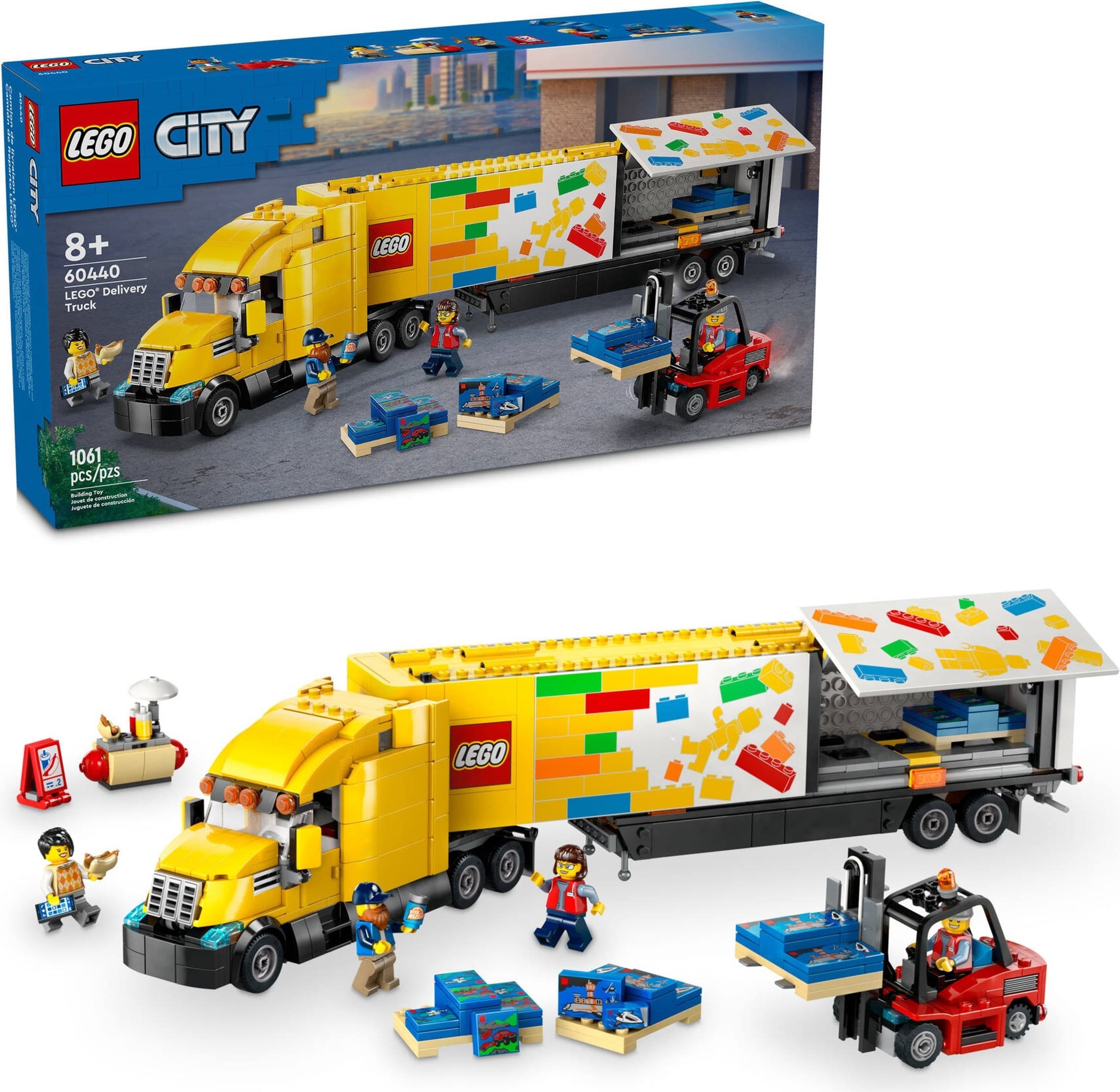 Yellow Delivery Truck