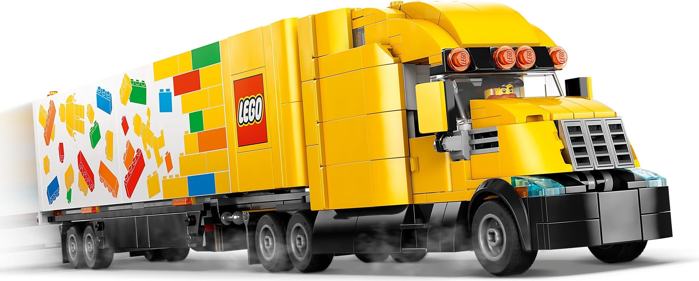 Yellow Delivery Truck