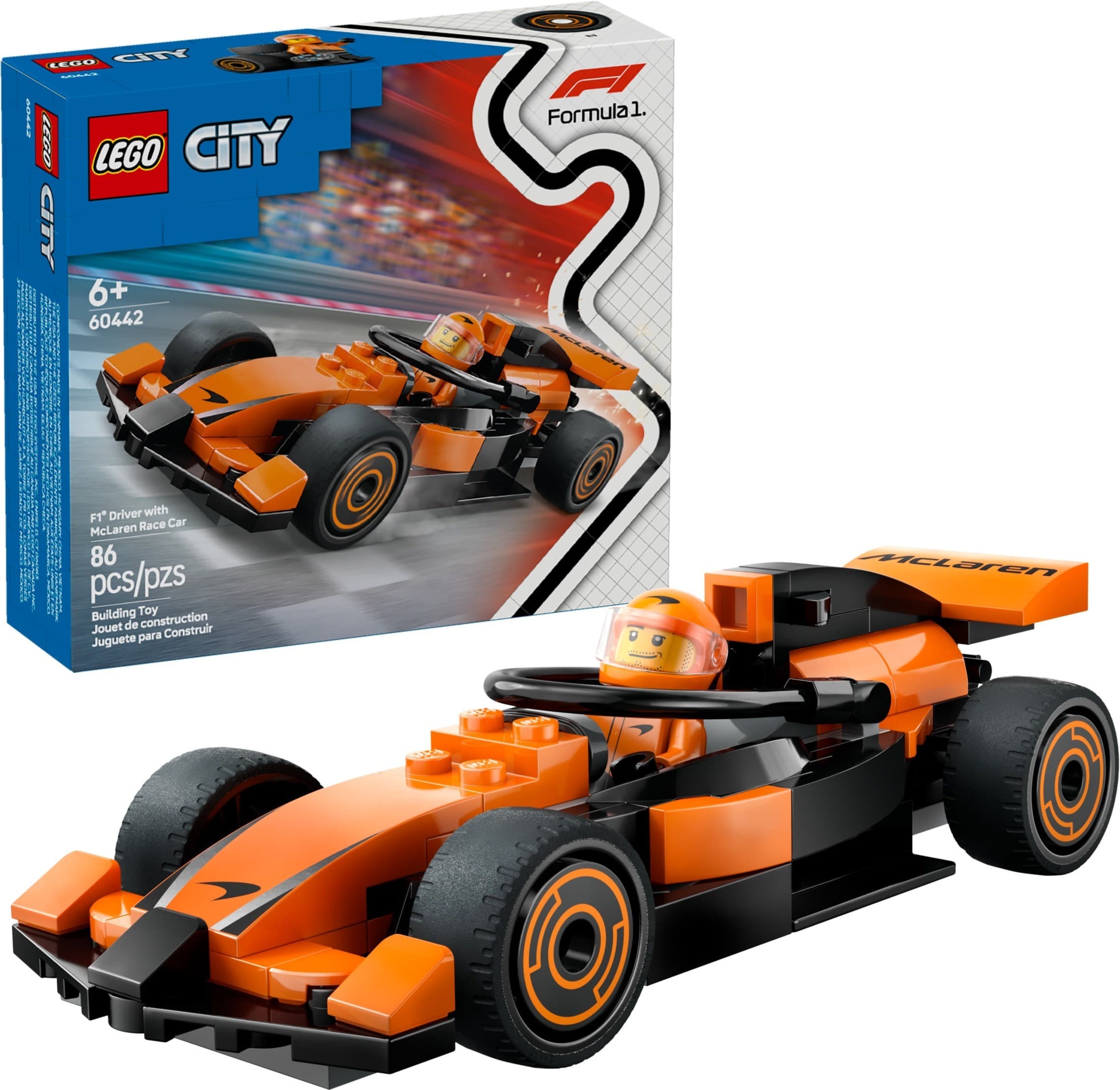 F1 Driver with McLaren Race Car