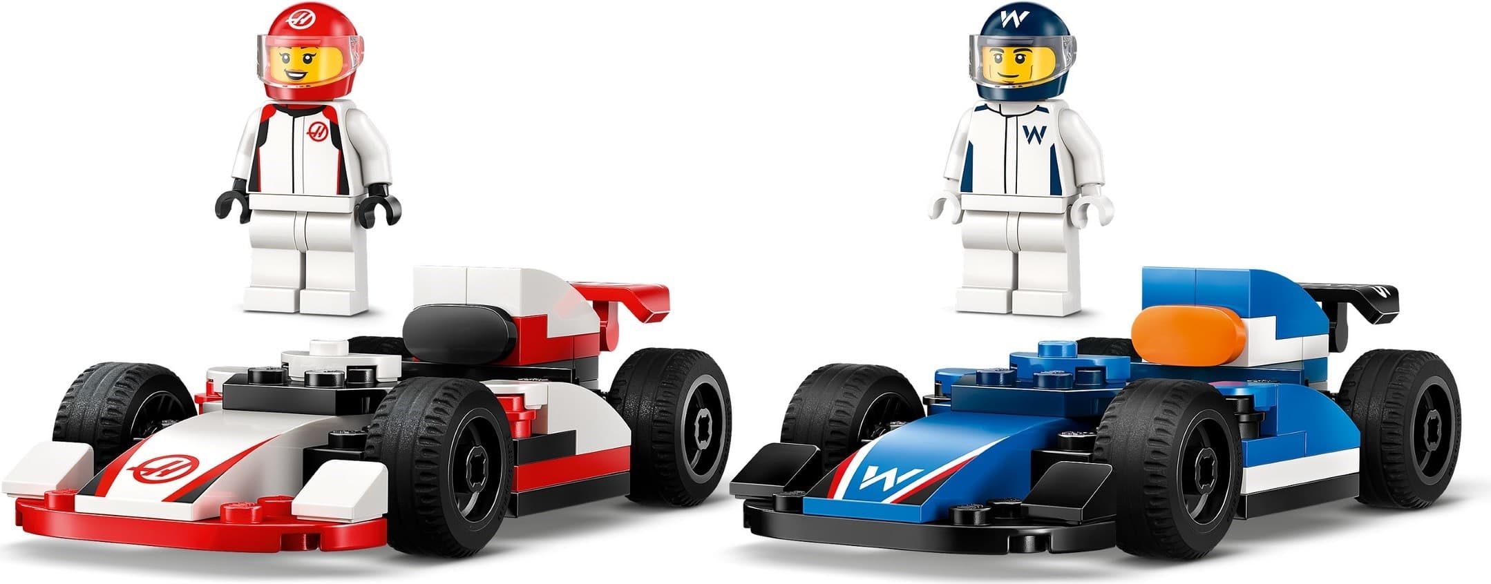 F1 Williams Racing & Haas F1 Race Cars
