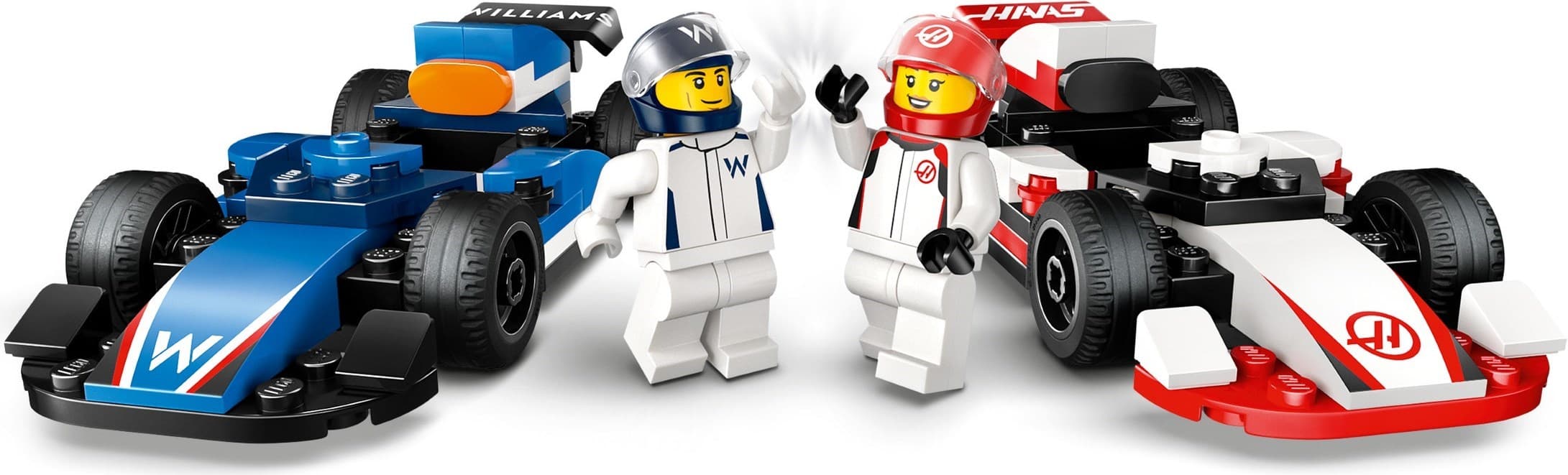 F1 Williams Racing & Haas F1 Race Cars