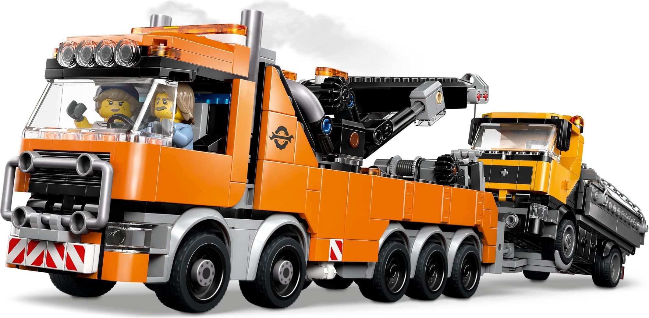 Heavy-Duty Recovery Tow Truck with Crane