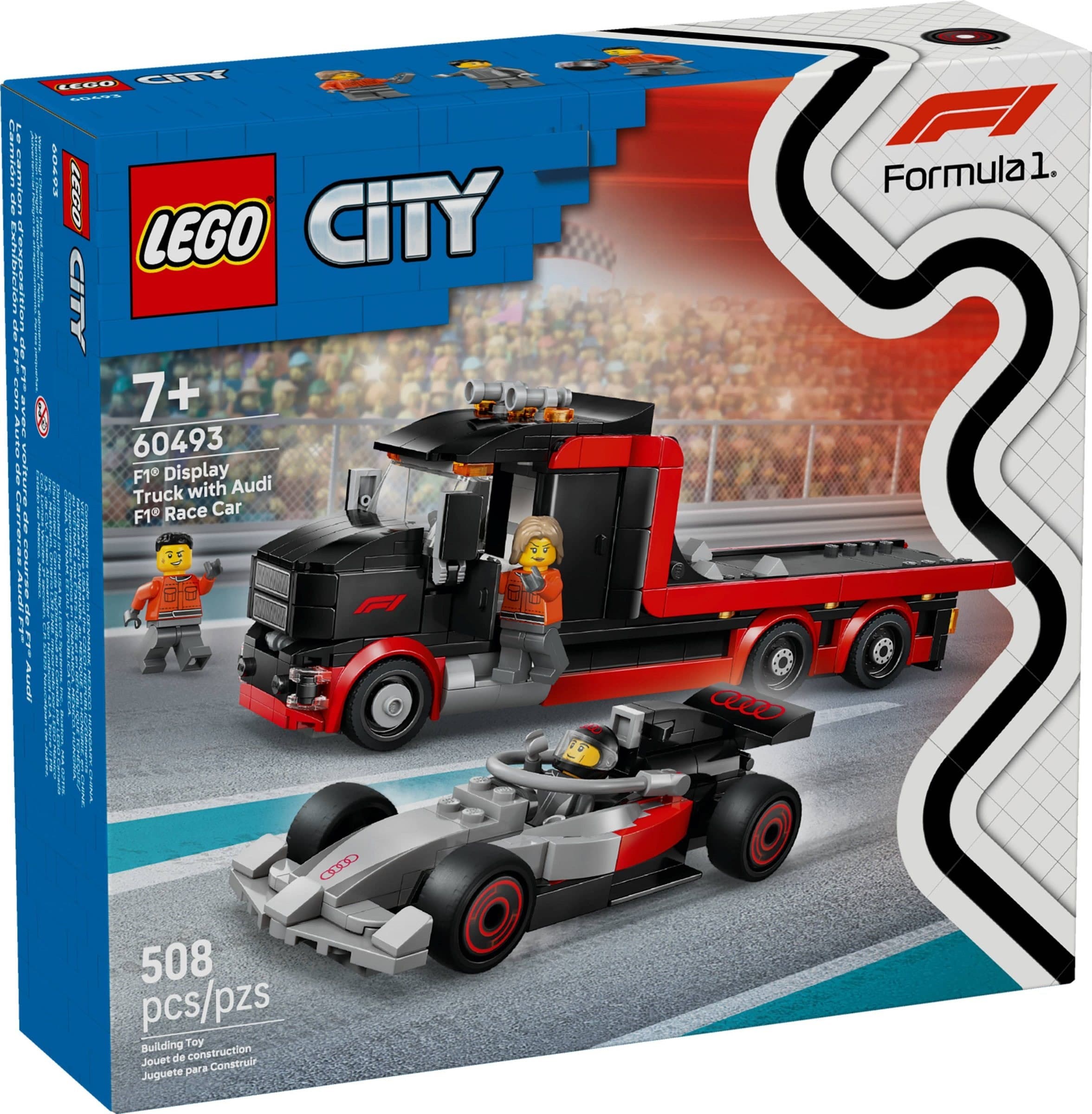 F1 Display Truck with Audi F1 Race Car