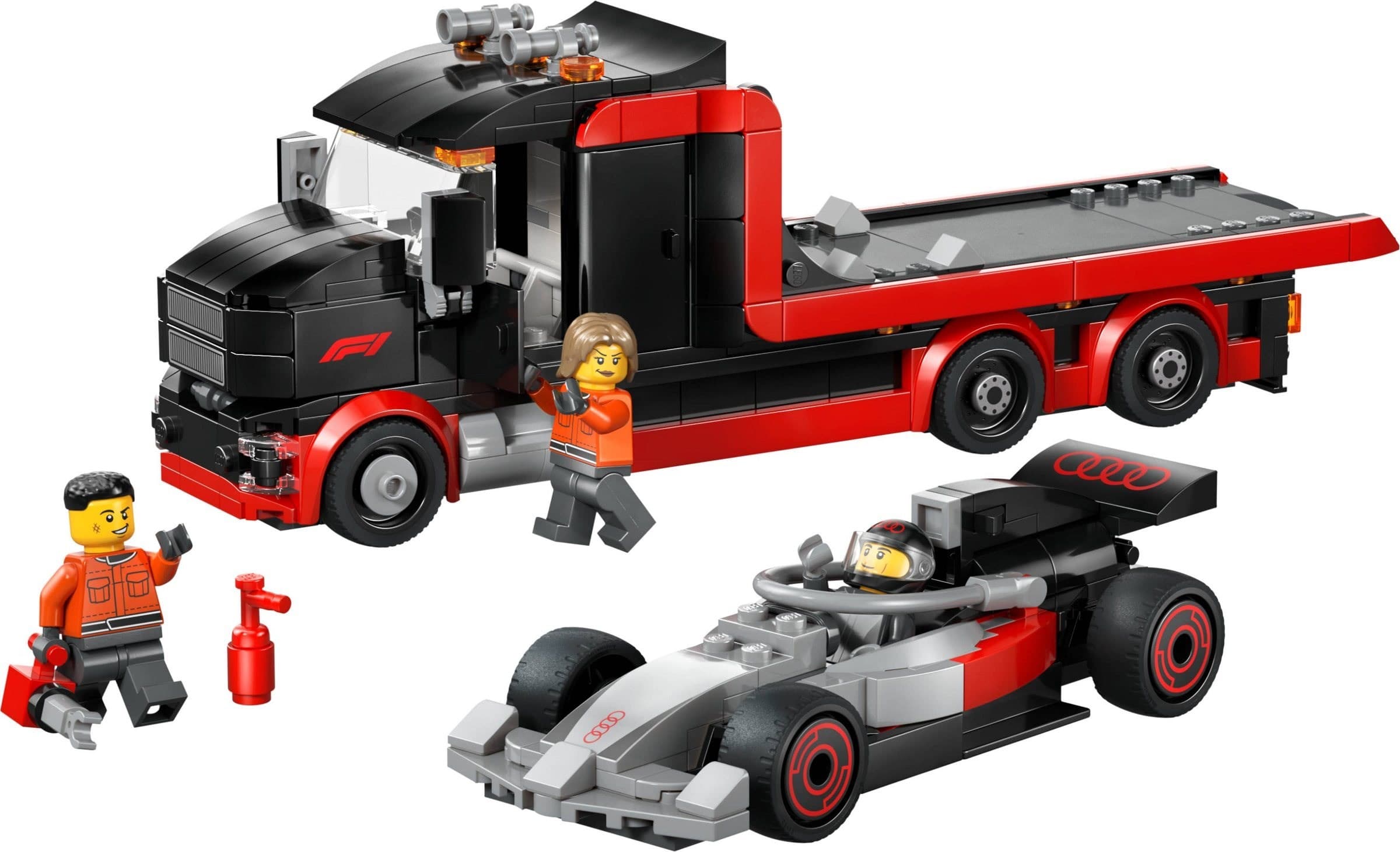 F1 Display Truck with Audi F1 Race Car