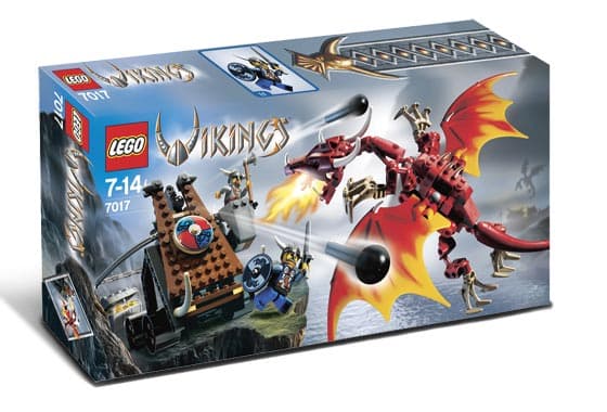 Viking Catapult versus the Nidhogg Dragon