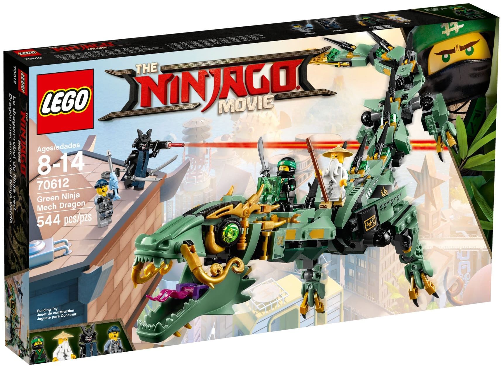 Green Ninja Mech Dragon