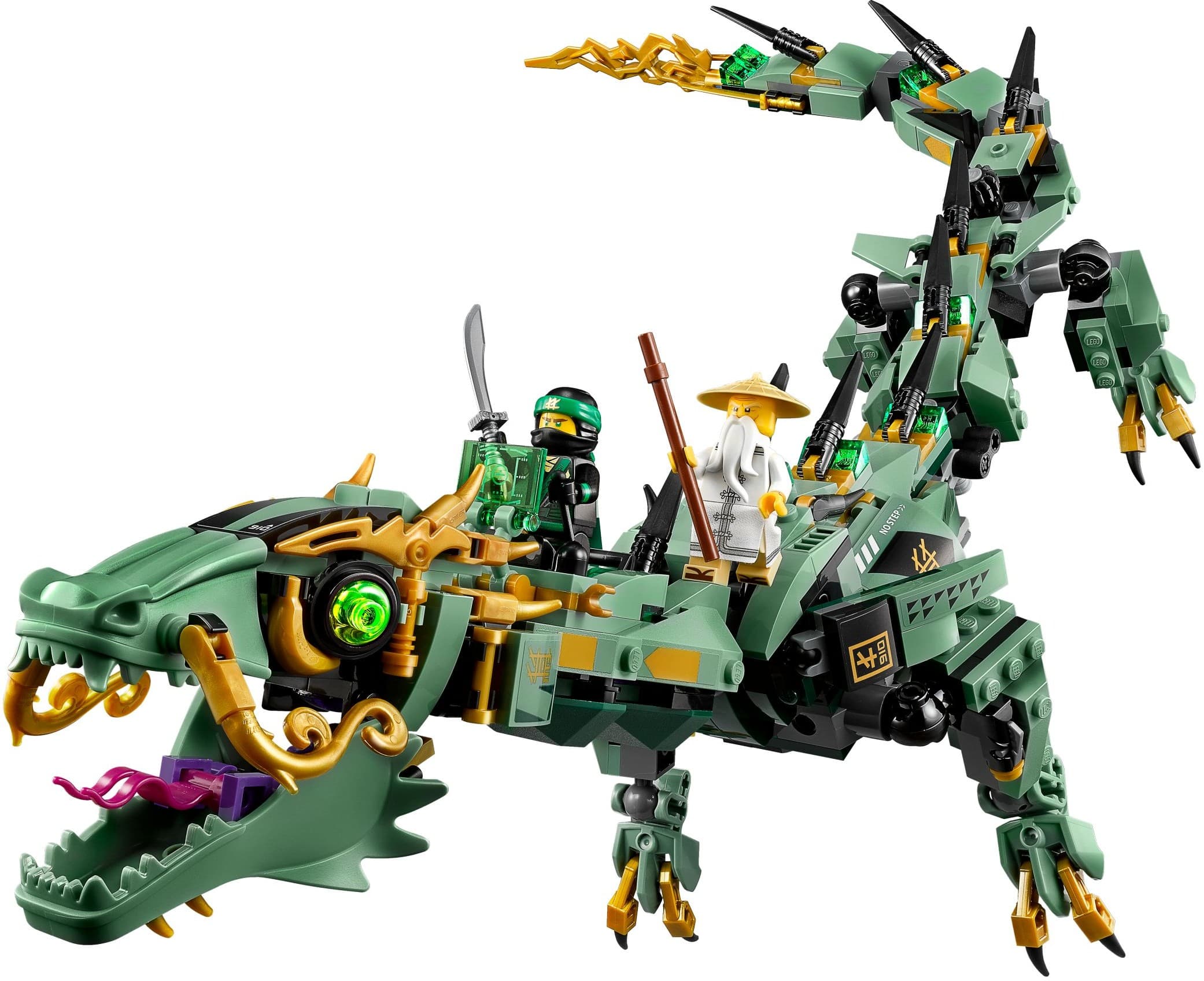 Green Ninja Mech Dragon