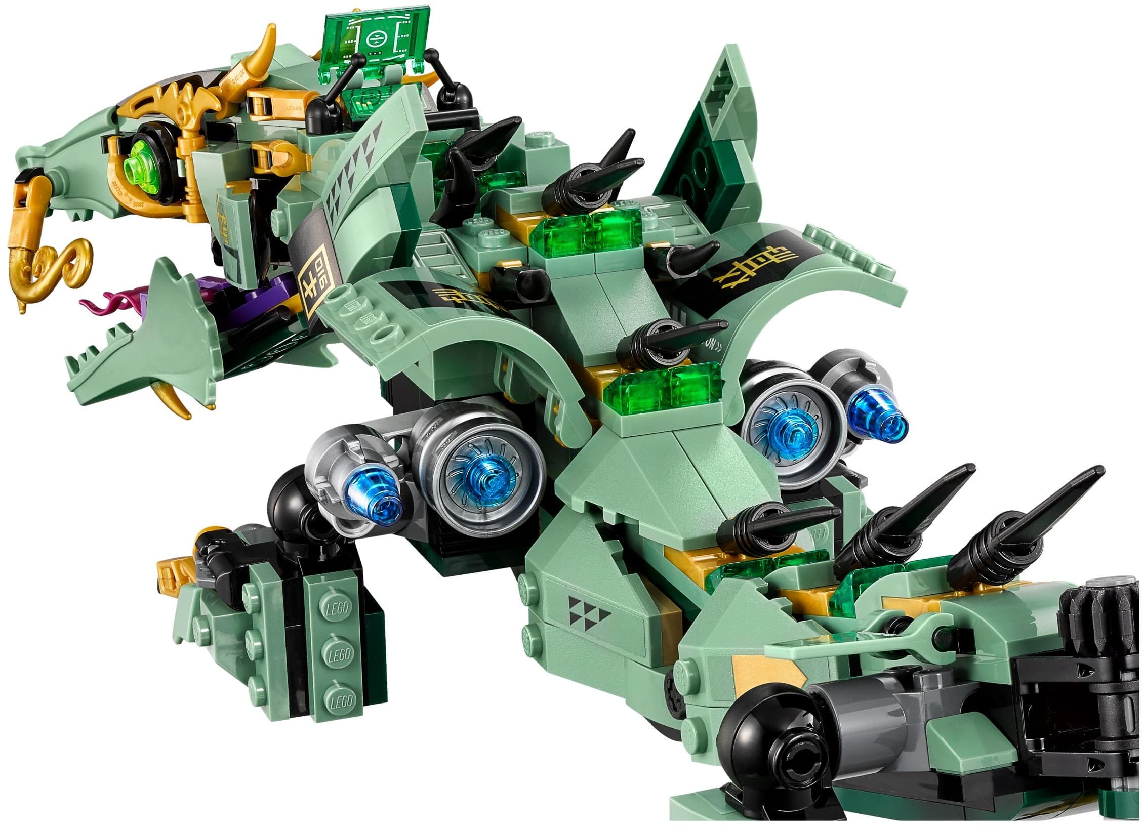 Green Ninja Mech Dragon
