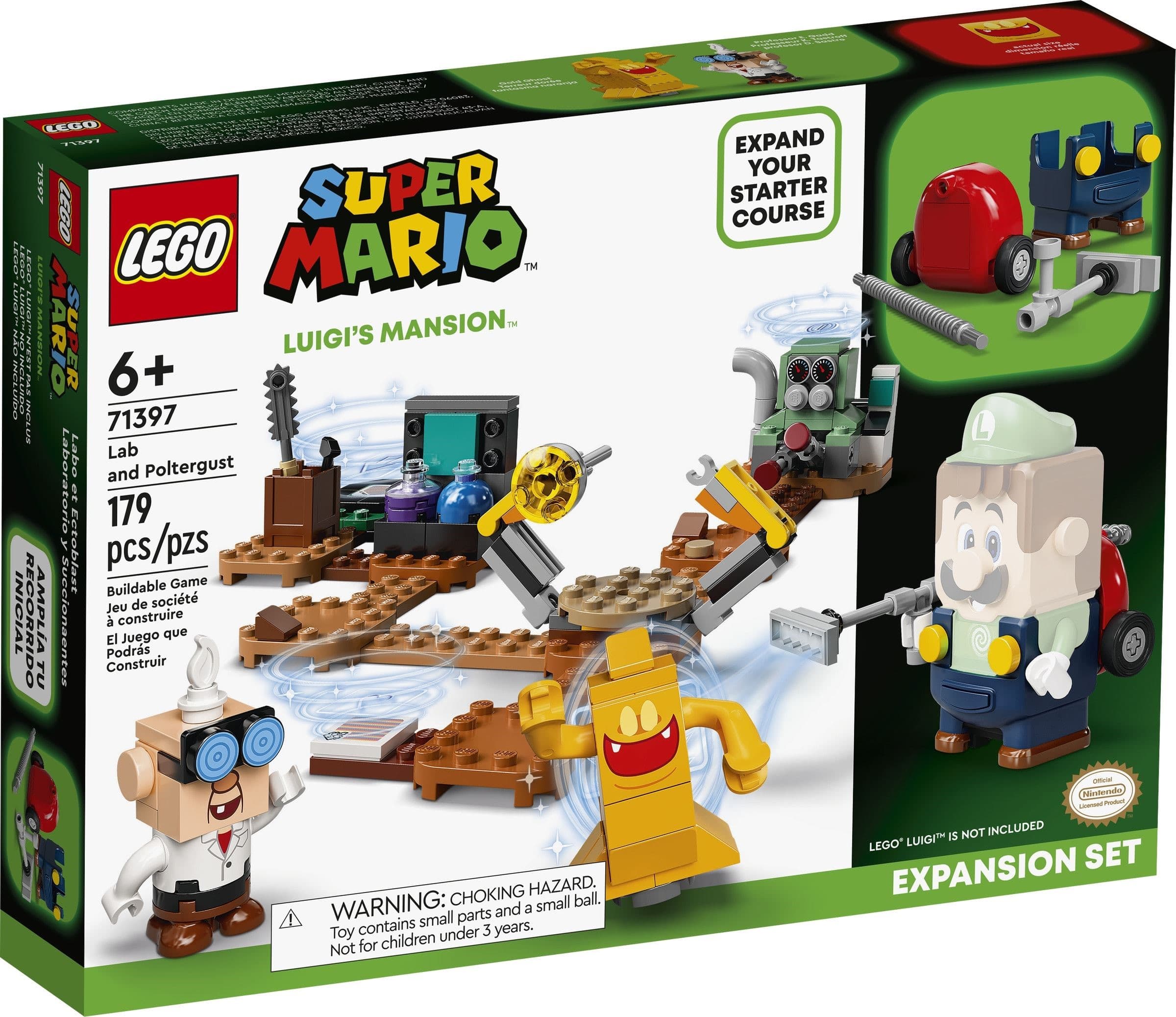 Luigi's Mansion Lab and Poltergust Expansion Set