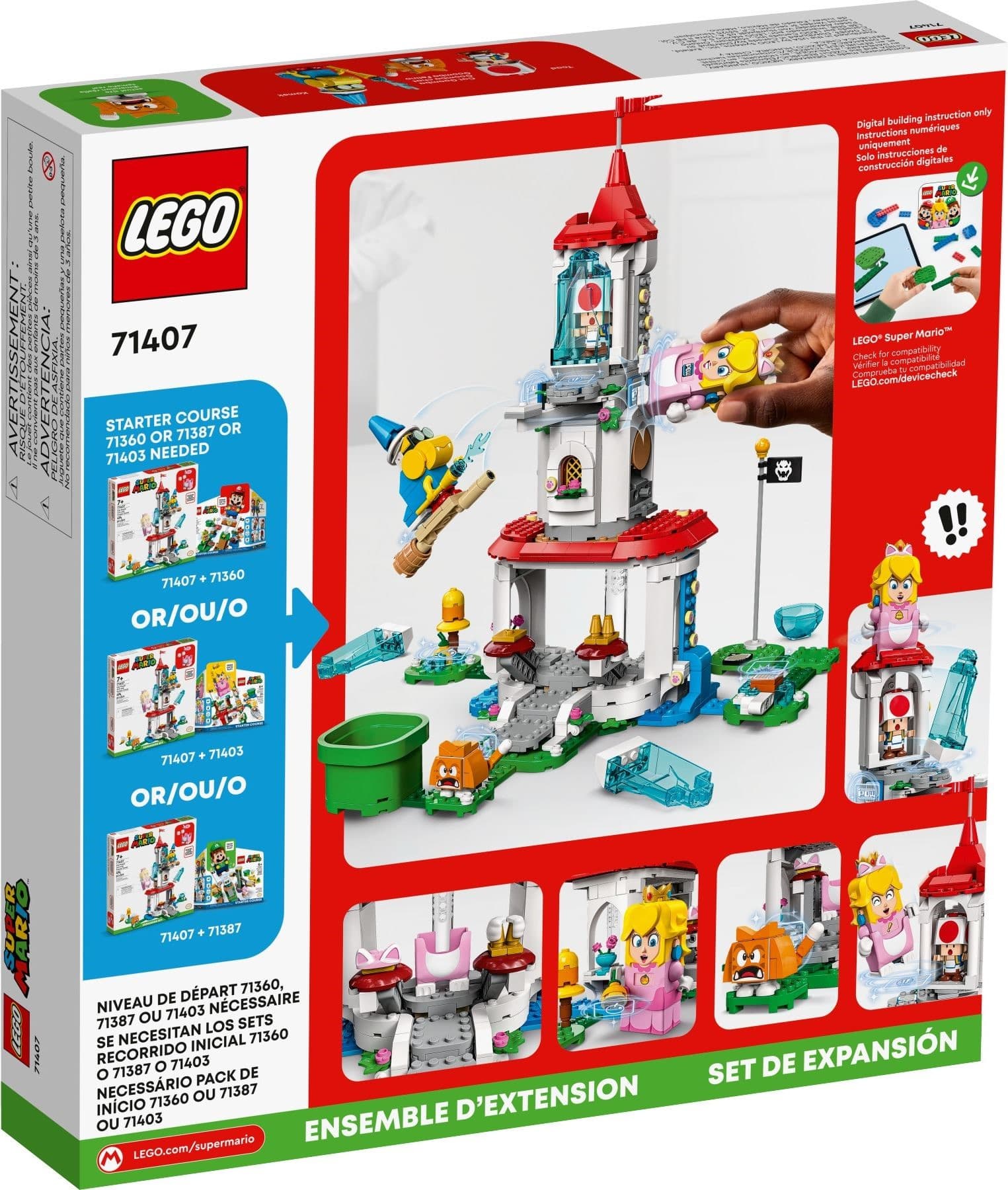 Cat Peach Suit and Frozen Tower Expansion Set
