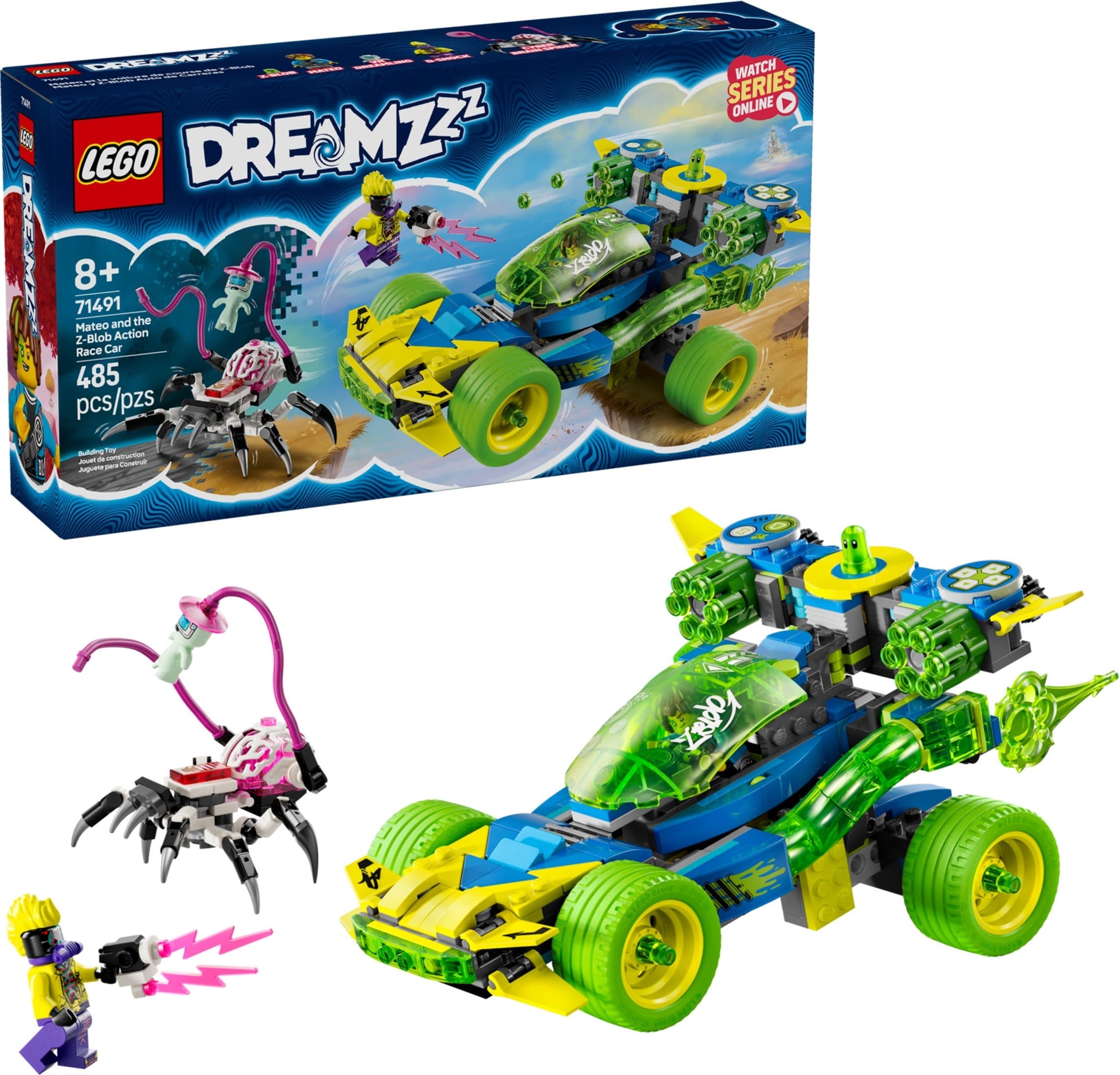 Mateo and the Z-Blob Action Race Car