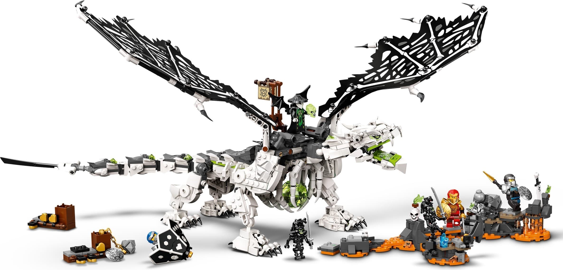 Skull Sorcerer's Dragon