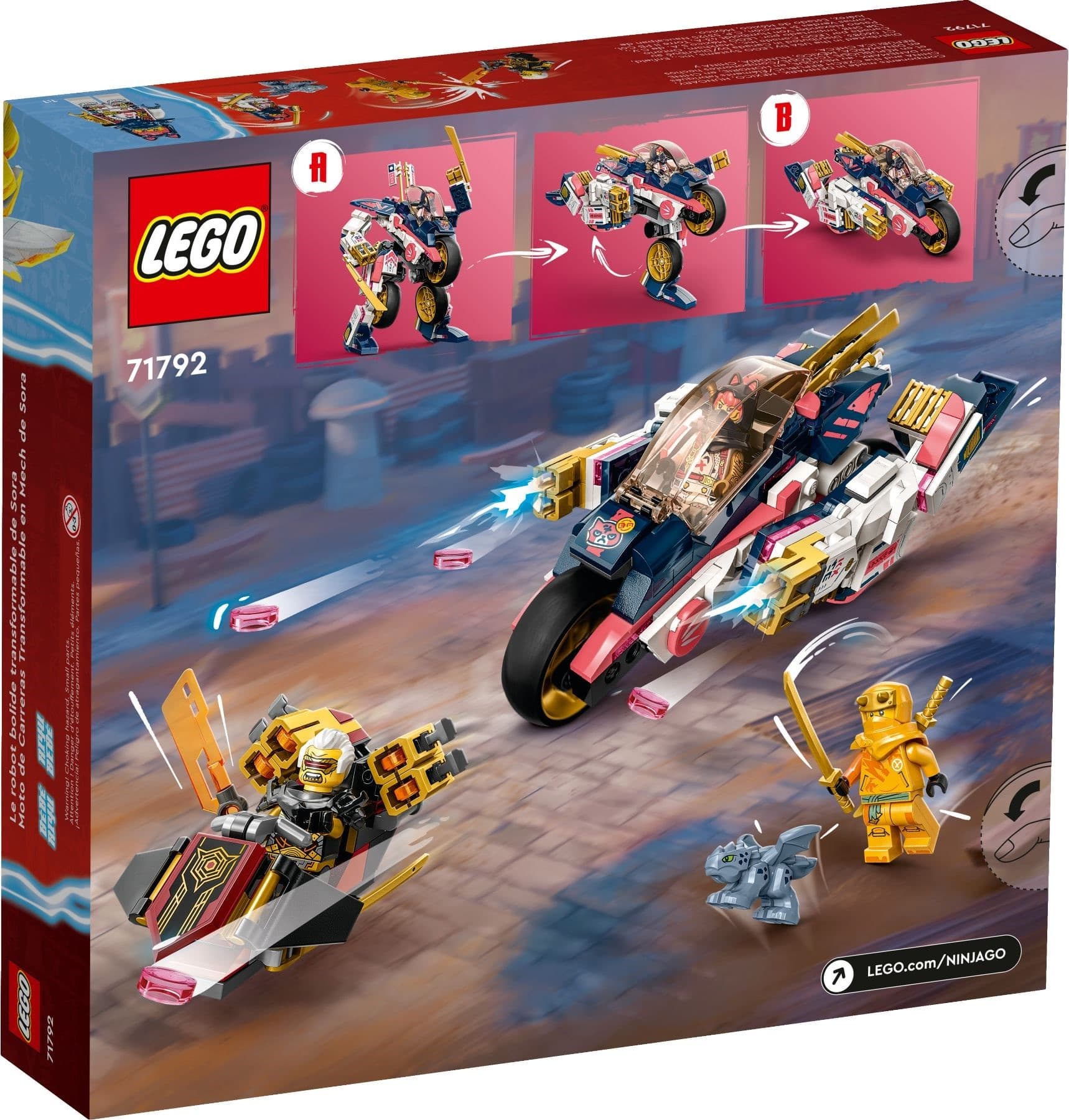Sora's Transforming Mech Bike Racer