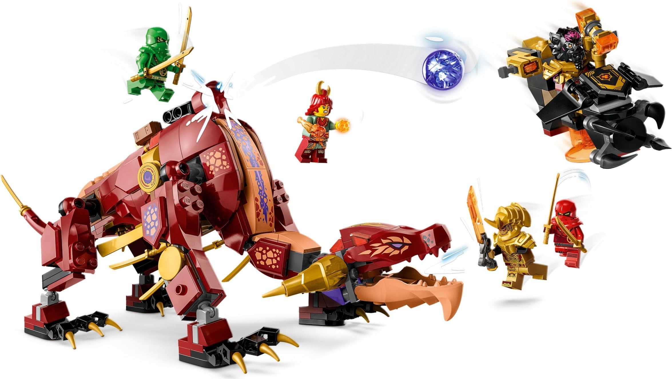 Heatwave Transforming Lava Dragon