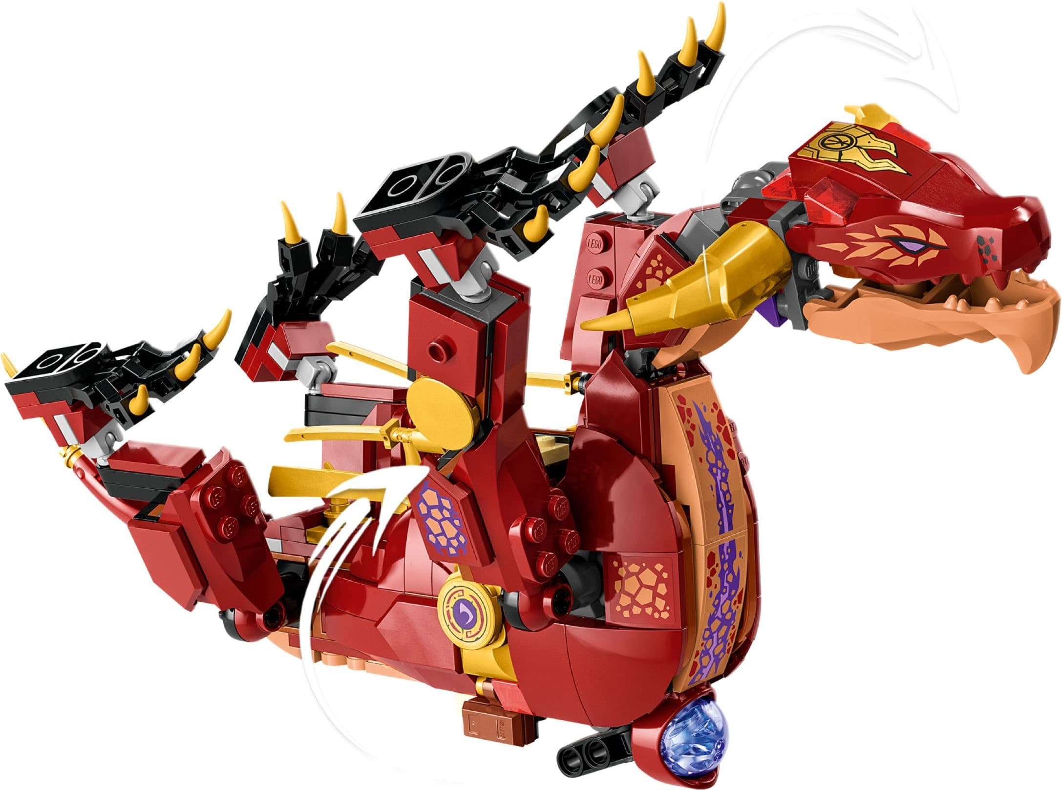 Heatwave Transforming Lava Dragon