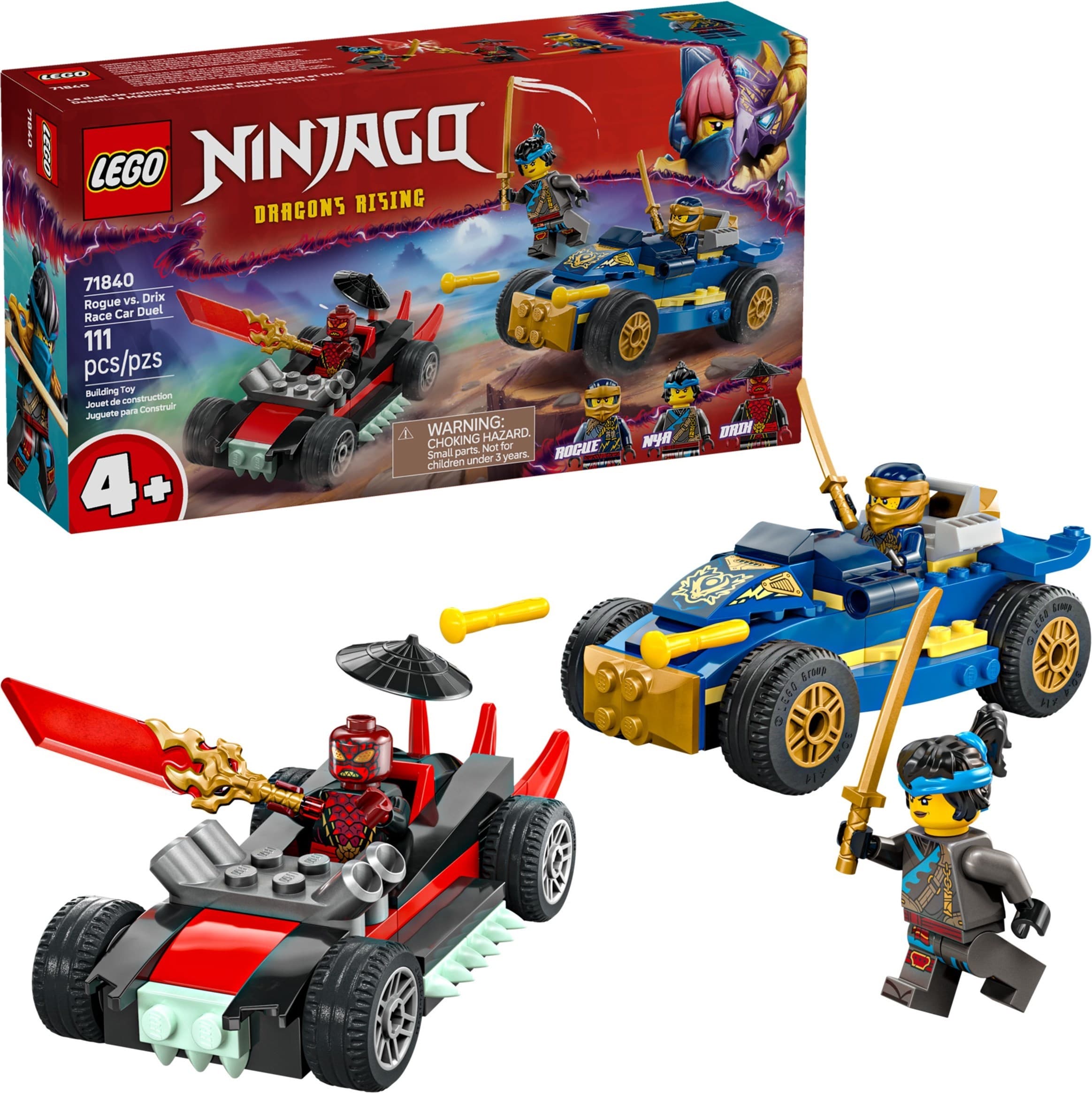 Rogue vs. Drix Race Car Duel