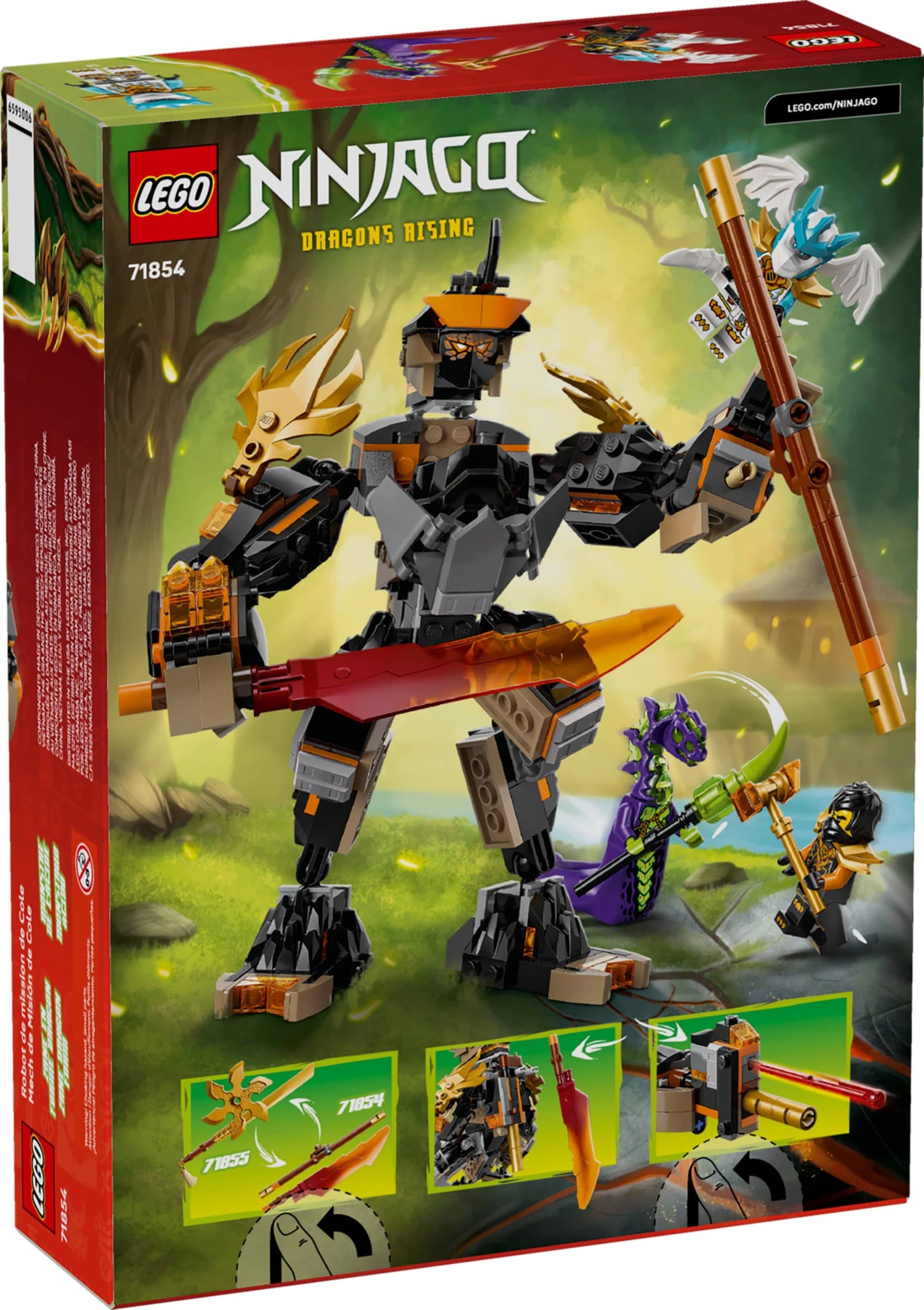 Cole's Mission Mech & Dragon Zane