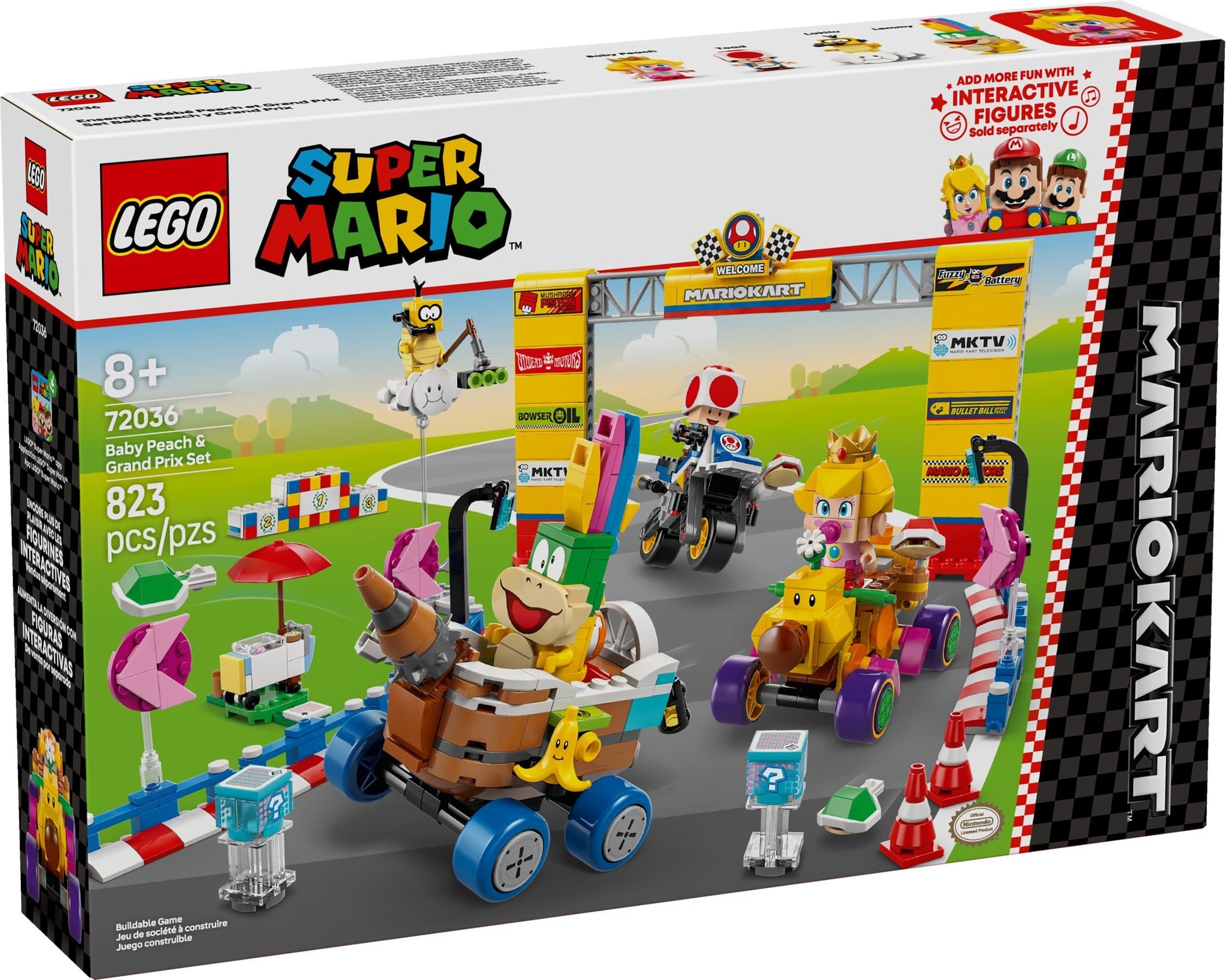 Mario Kart - Baby Peach & Grand Prix Set