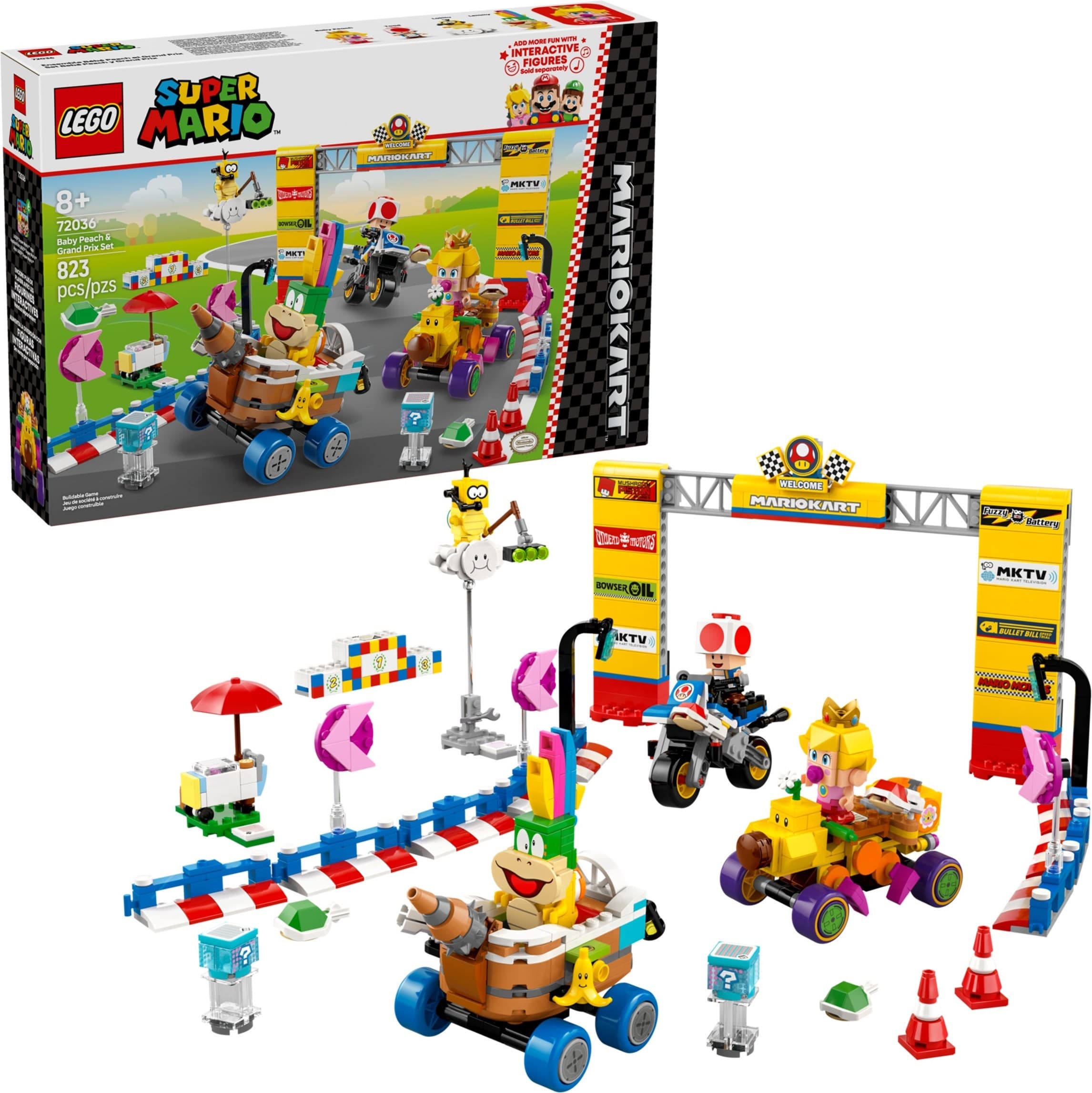 Mario Kart - Baby Peach & Grand Prix Set