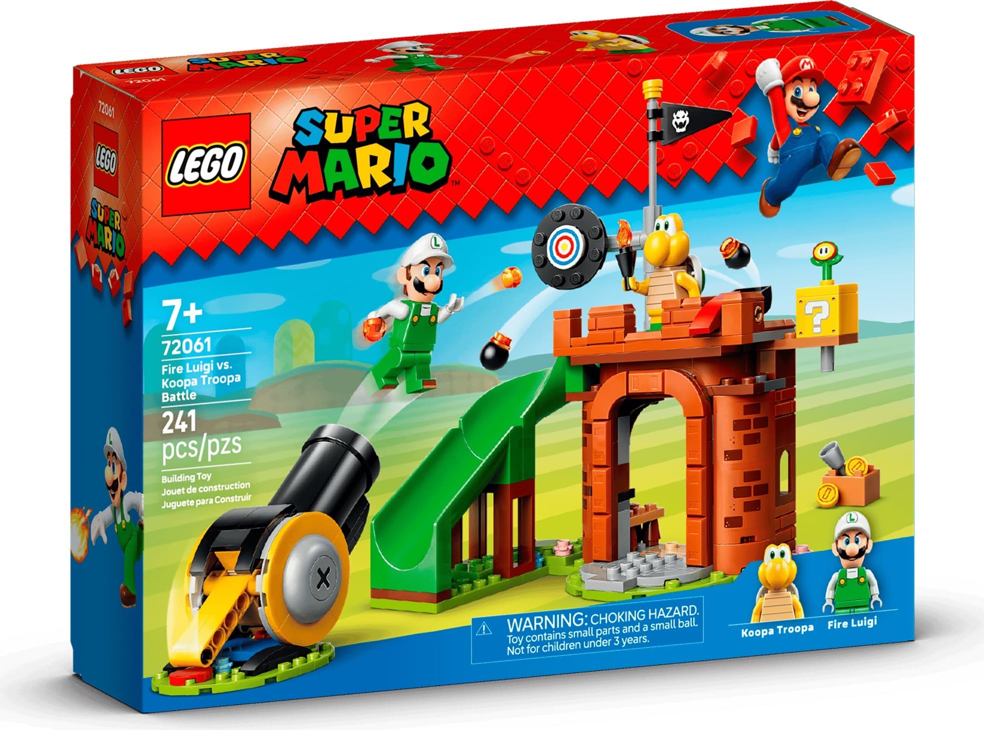 Fire Luigi vs. Koopa Troopa Battle