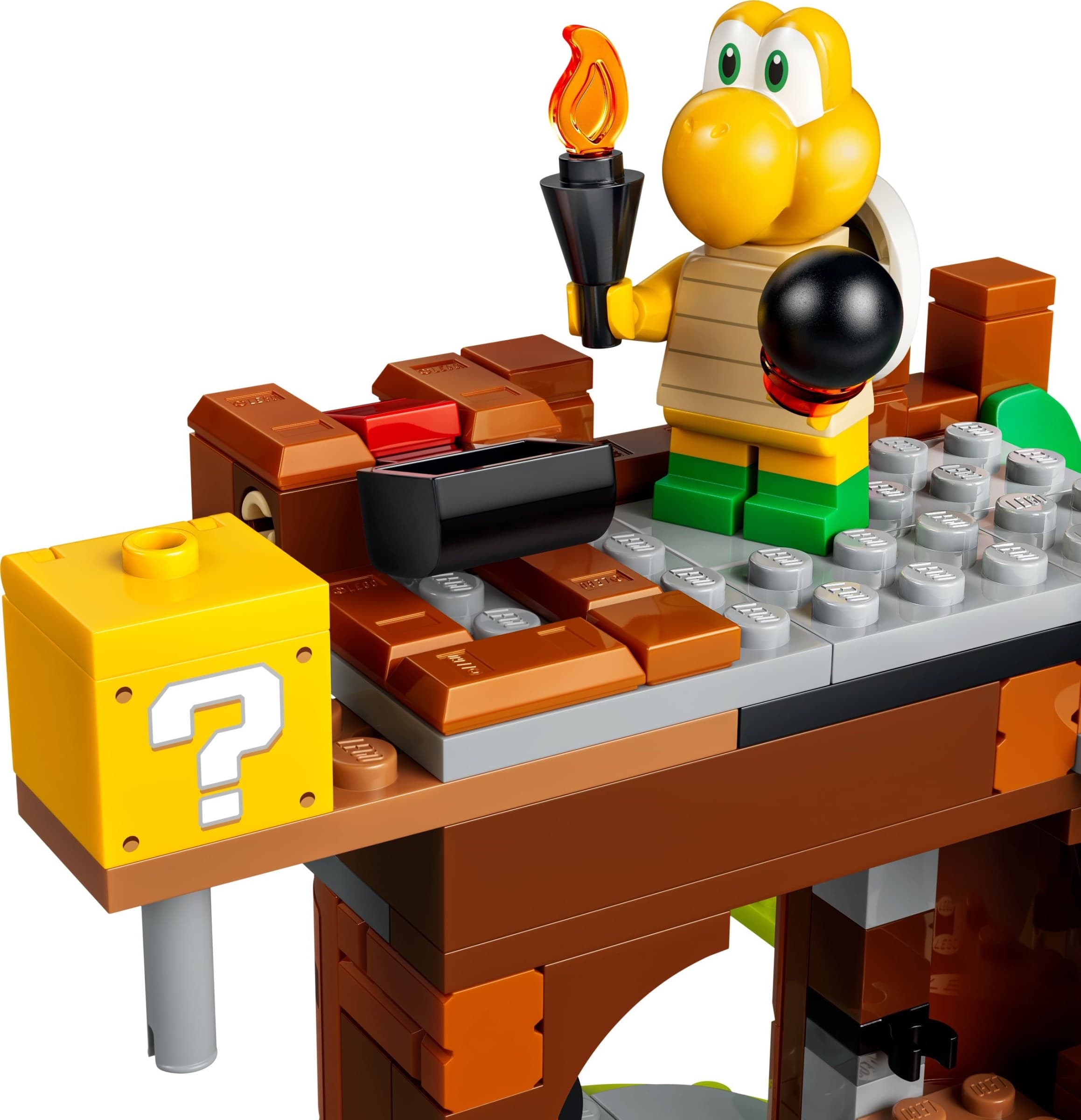 Fire Luigi vs. Koopa Troopa Battle