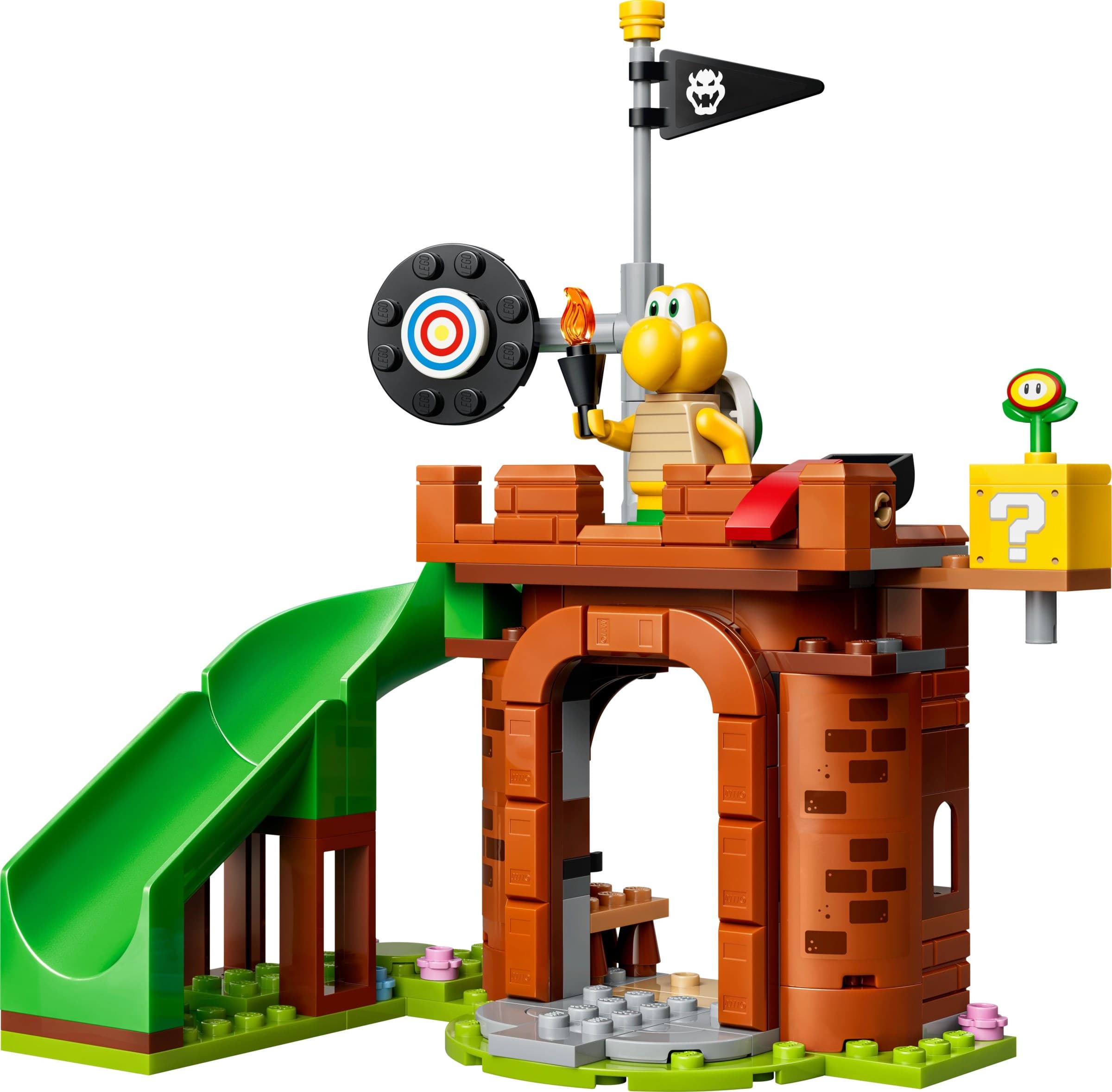Fire Luigi vs. Koopa Troopa Battle
