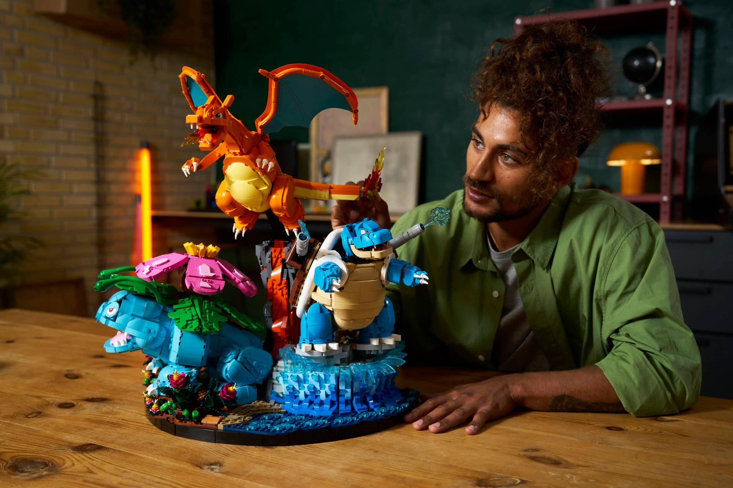 Venusaur, Charizard and Blastoise