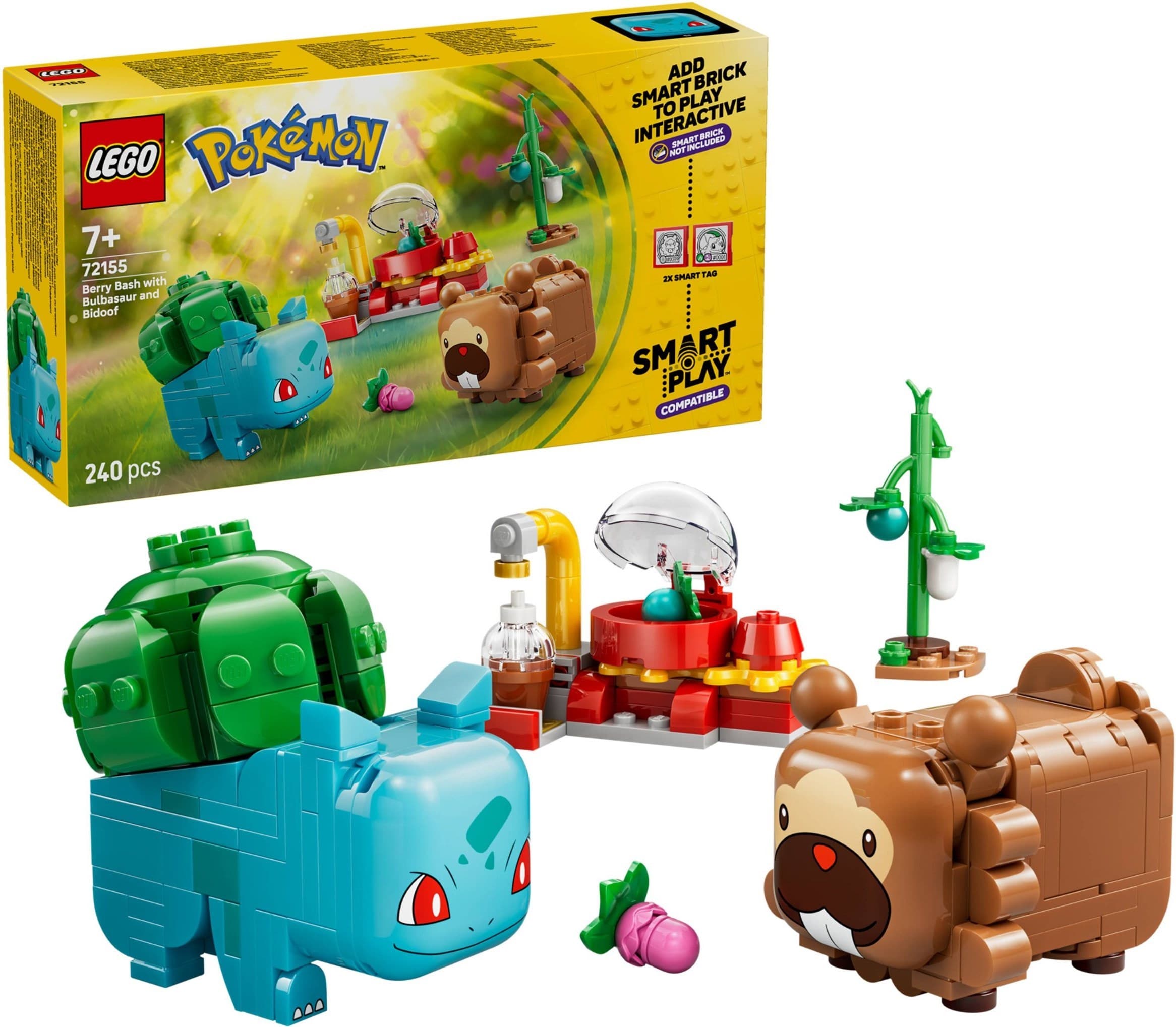 Berry Bash with Bulbasaur and Bidoof
