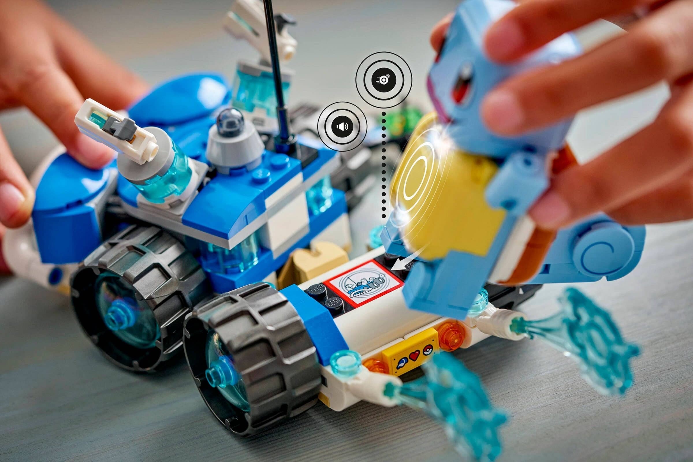 Trainer's Buggy Adventure with Squirtle