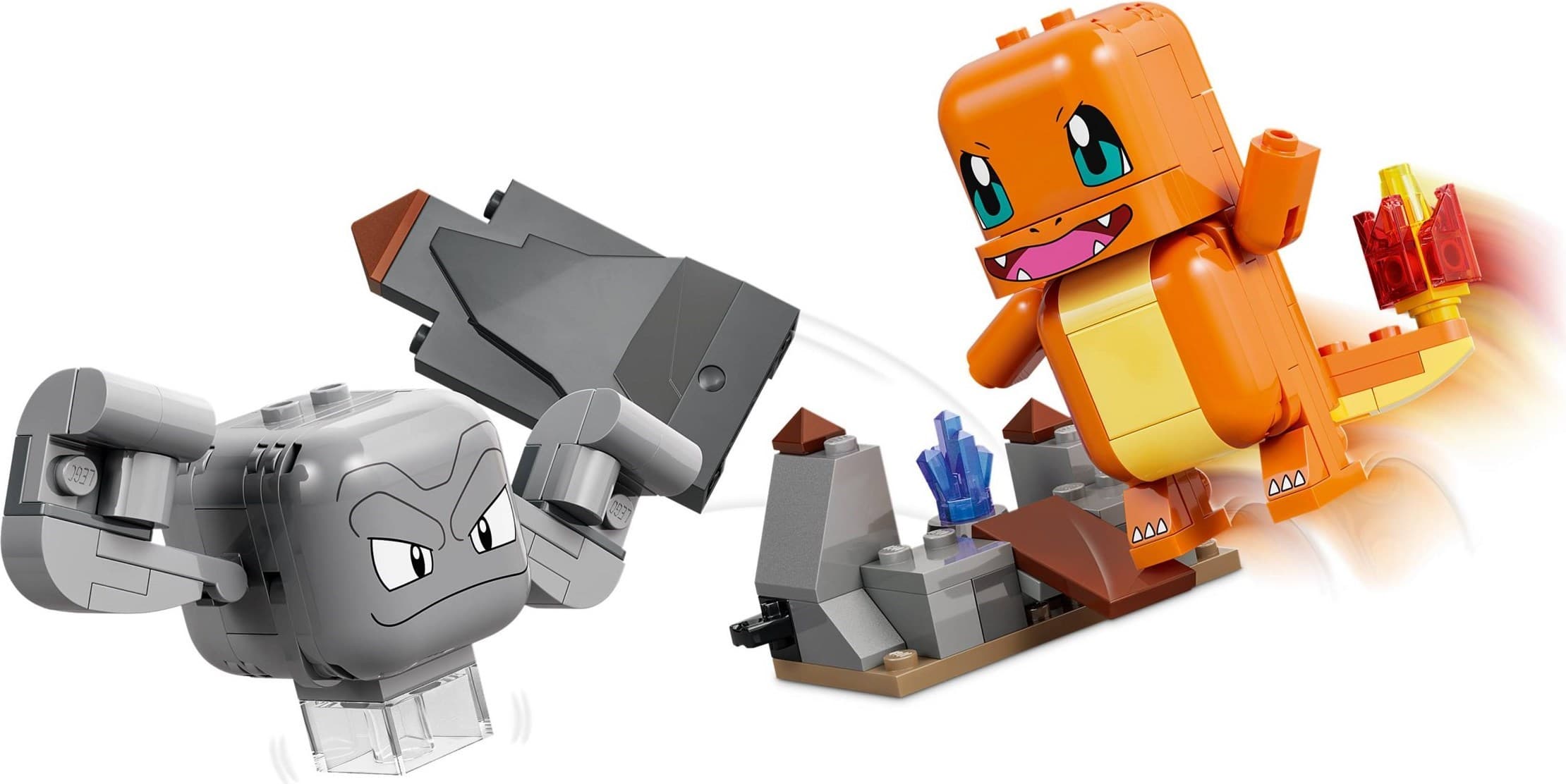 Charmander and Geodude's Cavern Clash