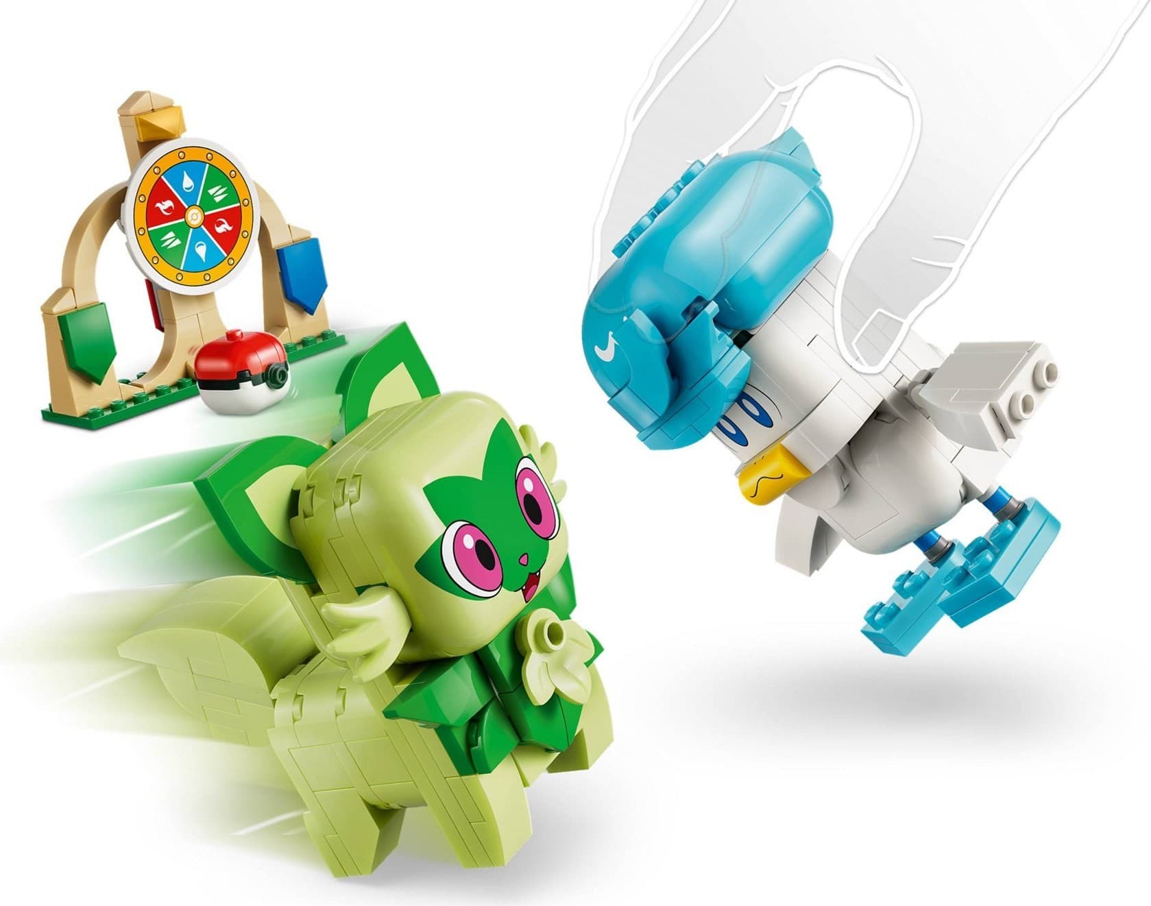 Sprigatito, Fuecoco and Quaxly Battle