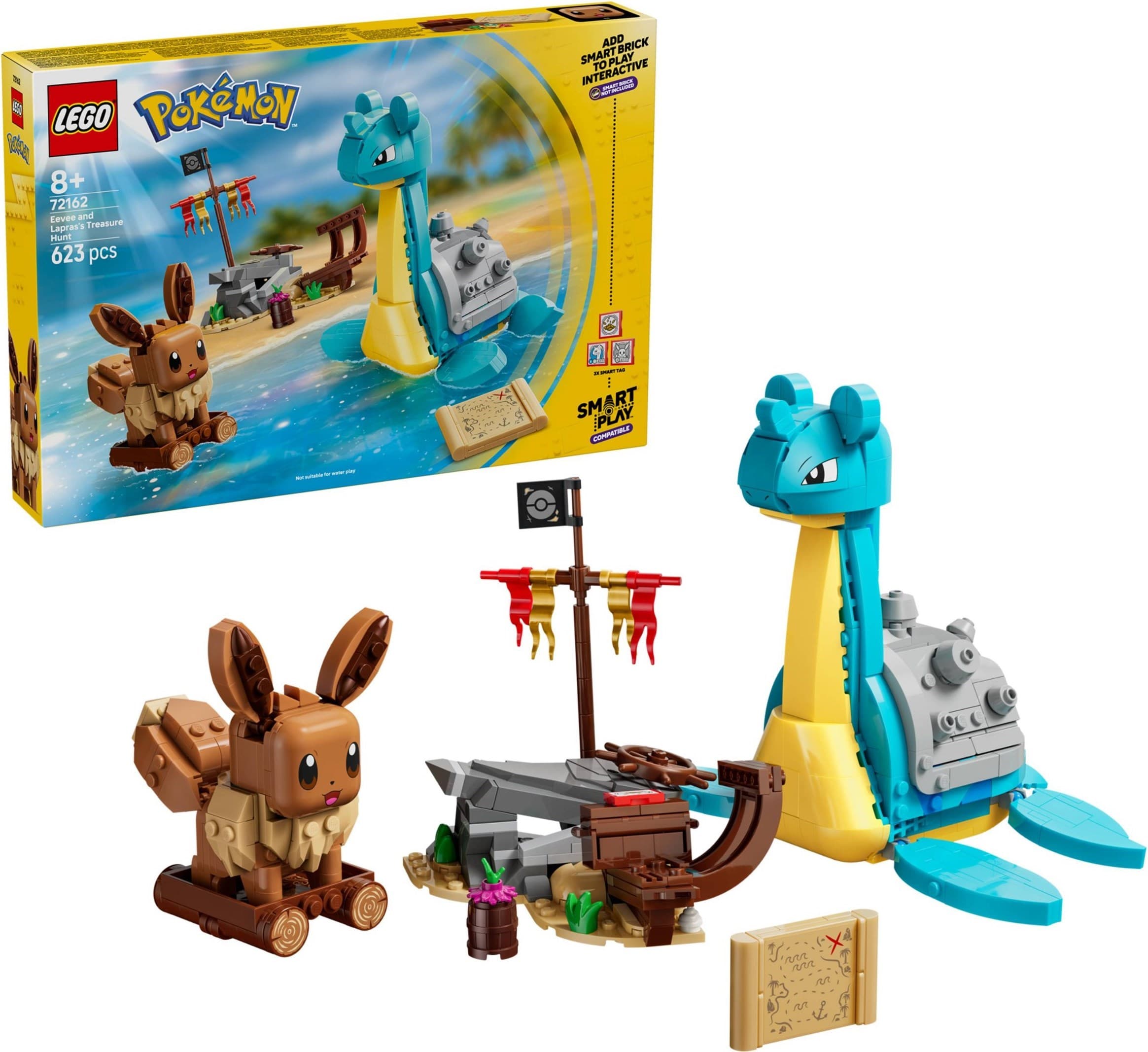 Eevee and Lapras's Treasure Hunt