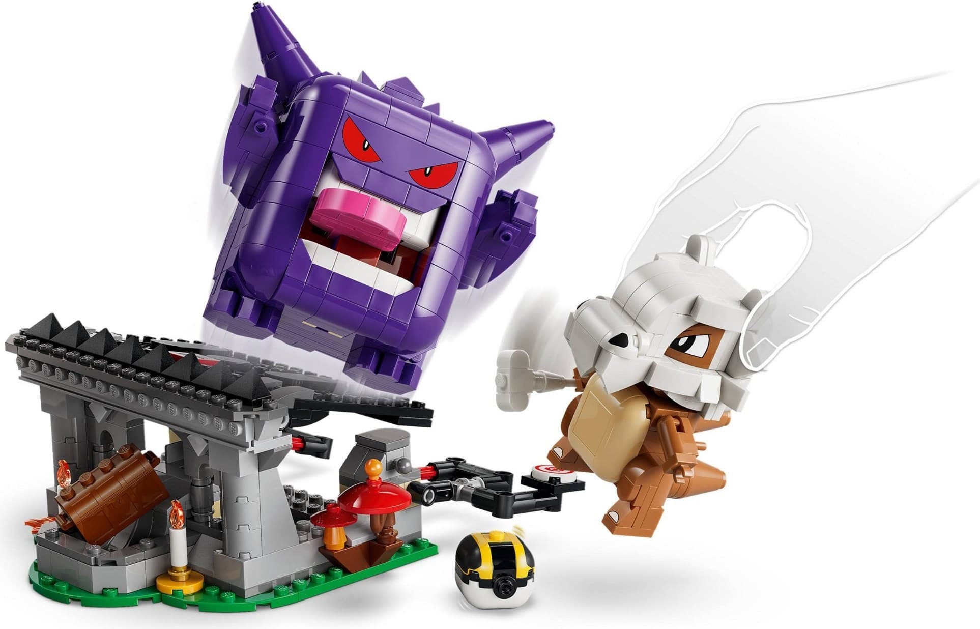 Cubone and Gengar's Spooky Showdown
