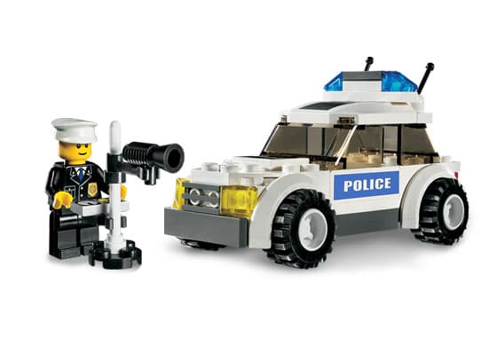 Police Car (Black Sticker Version)