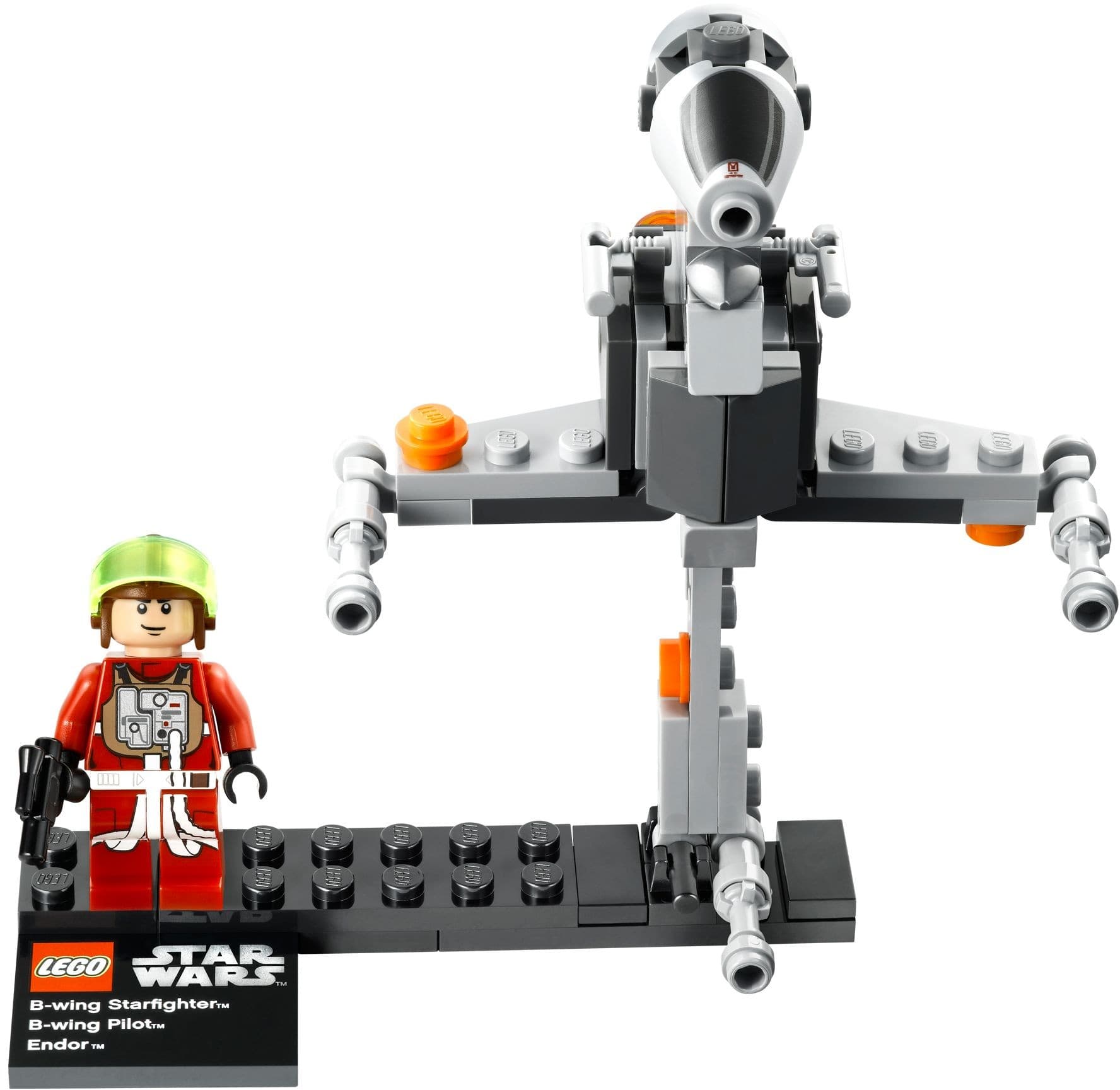 B-wing Starfighter & Planet Endor