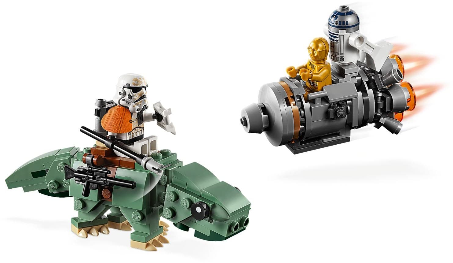 Escape Pod vs. Dewback Microfighters