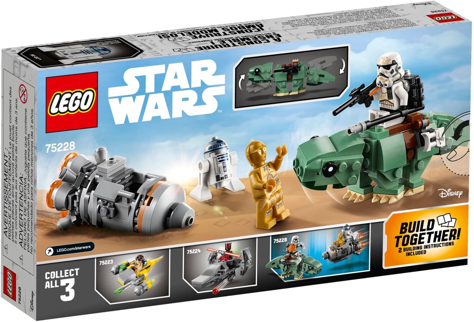 Escape Pod vs. Dewback Microfighters